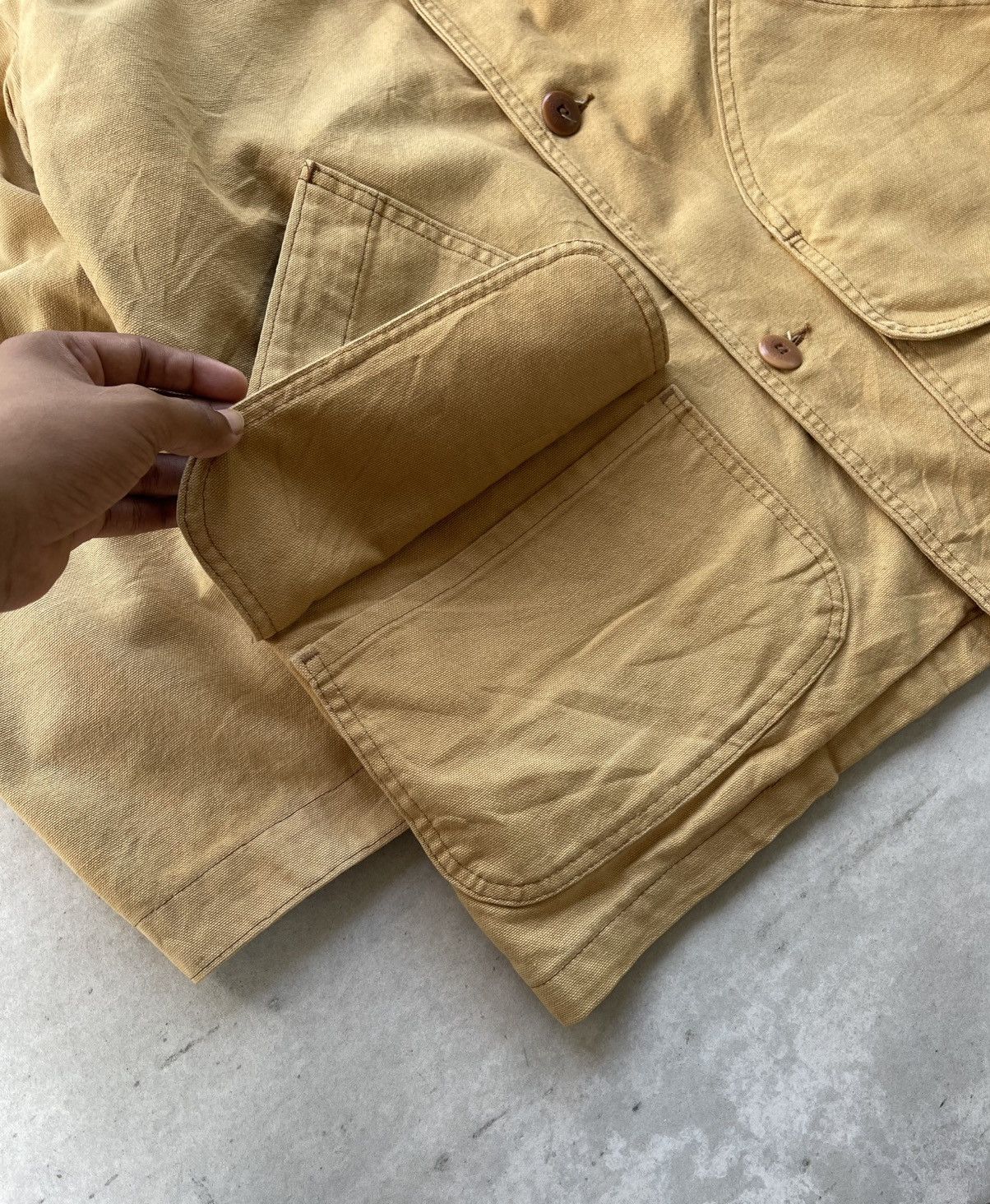L.L. Bean Vintage 90s L.L. Bean Men's Field Coat With Wool/Nylon Liner Size US M / EU 48-50 / 2 - 10 Thumbnail