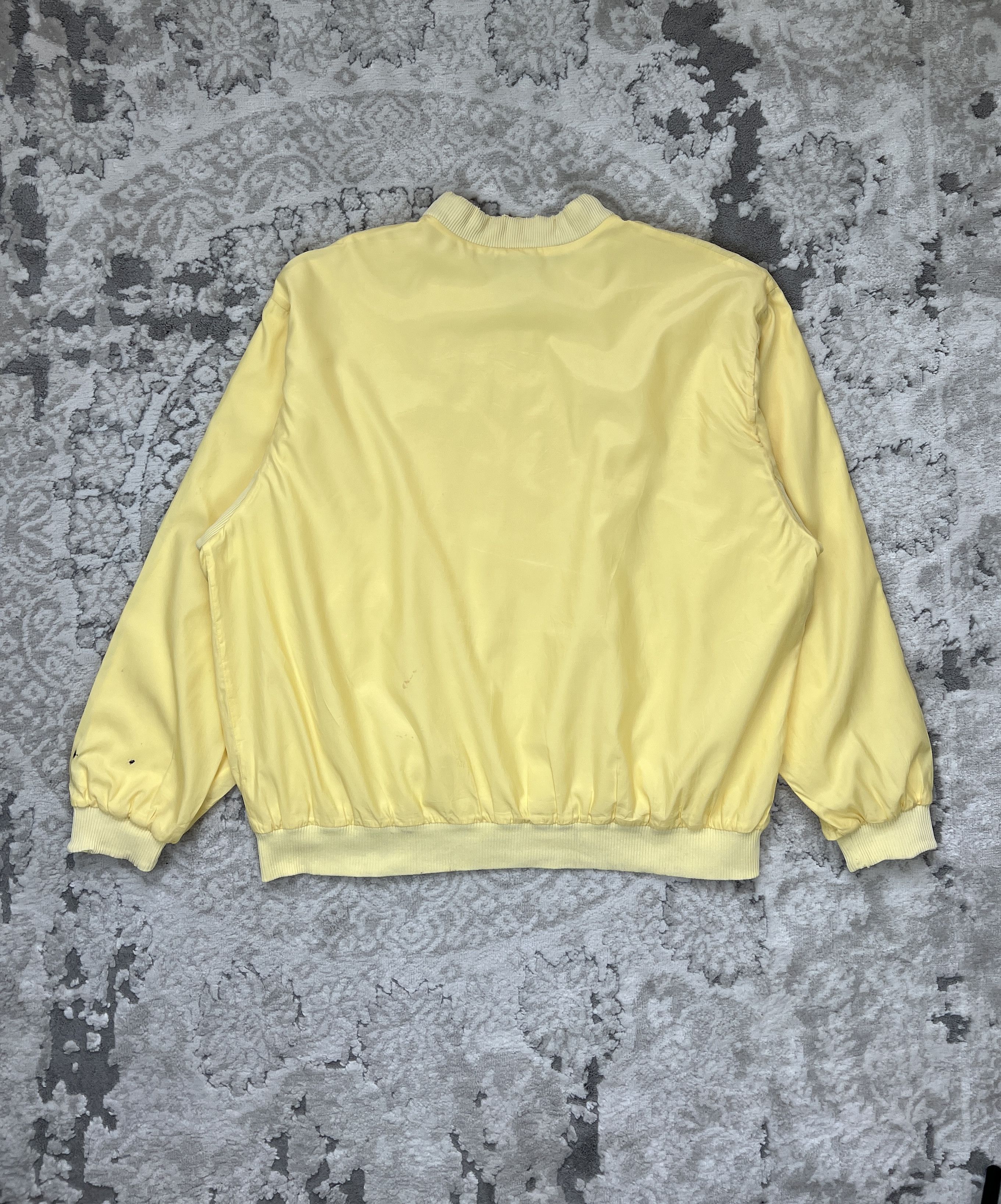 Lacoste Vintage Lacoste Chemise Bomber Jacket Yellow Made in France Size US L / EU 52-54 / 3 - 13 Thumbnail