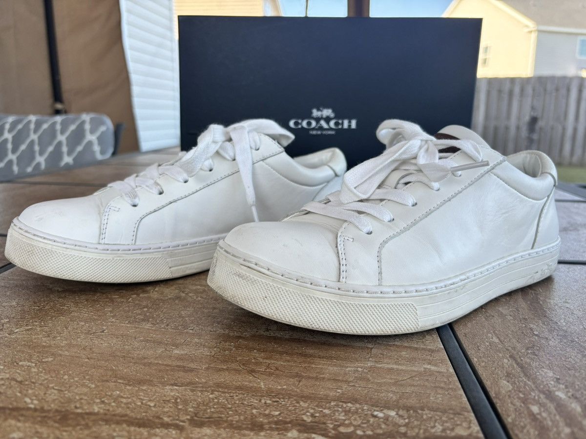 Coach White Coach Sneaker Size US 8 / EU 41 - 1 Thumbnail