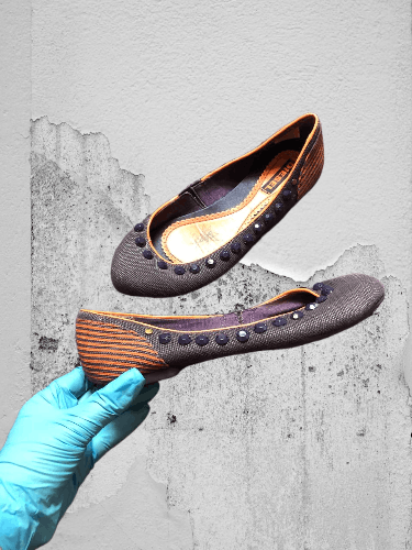 Diesel Diesel Violet Grape Casual Slip On Ballet Flats Size US 6 / IT 36 - 1 Thumbnail