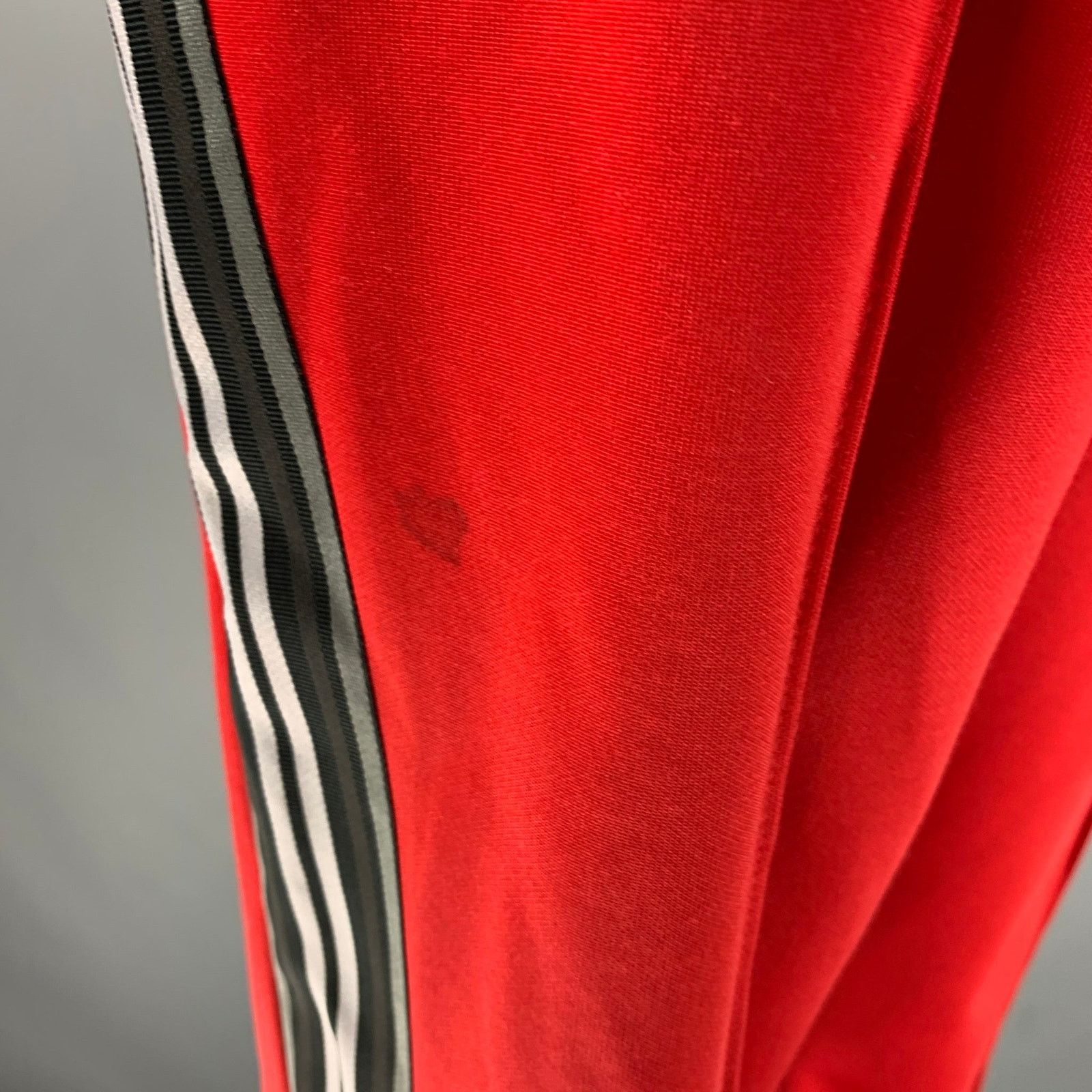 Burberry BURBERRY Size 10 Red White Polyester Cotton Casual Pants Size 32" / US 10 / IT 46 - 4 Thumbnail
