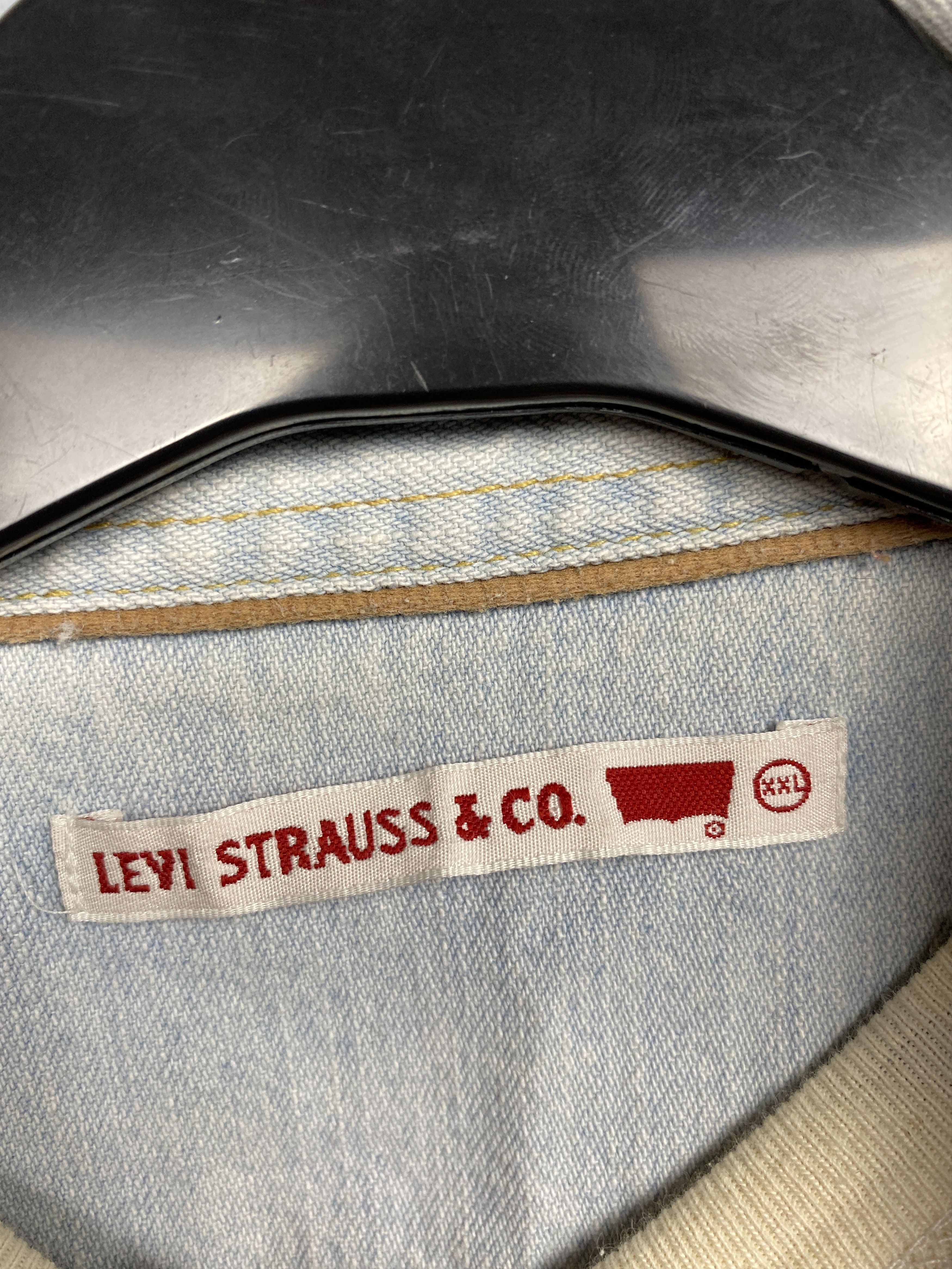 Levi's Levi's Vintage Mens Denim Shirt Jeans Size US XXL / EU 58 / 5 - 4 Thumbnail