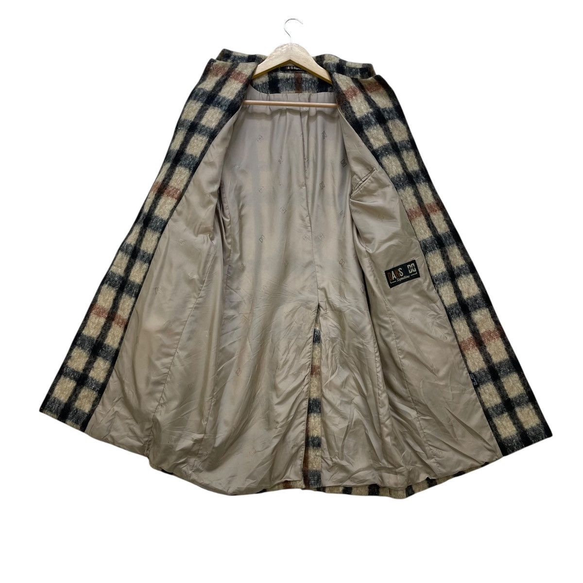 DAKS 💥Vintage Daks London Checked Alpaca Wool Jacket Size M / US 6-8 / IT 42-44 - 7 Thumbnail