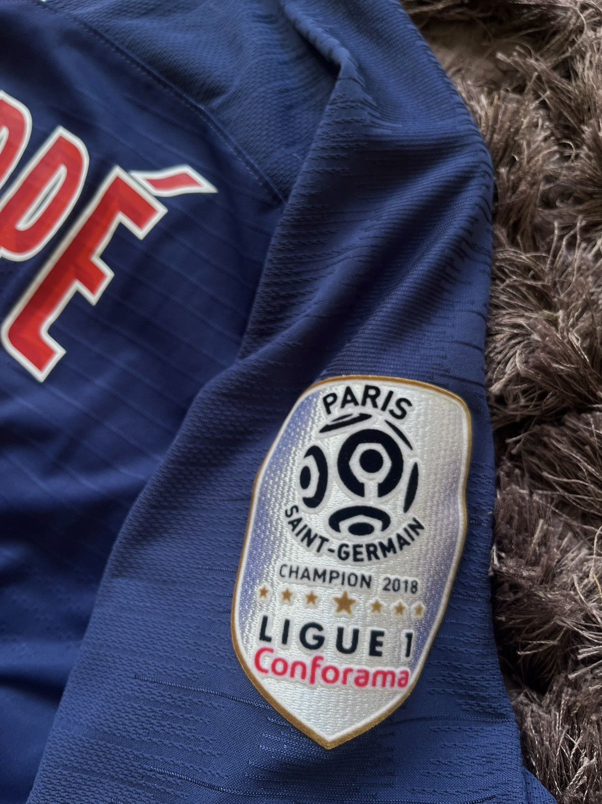 Nike × Vintage PSG 2018/19 Player Version Vaporknit Mbappe Size US L / EU 52-54 / 3 - 4 Thumbnail