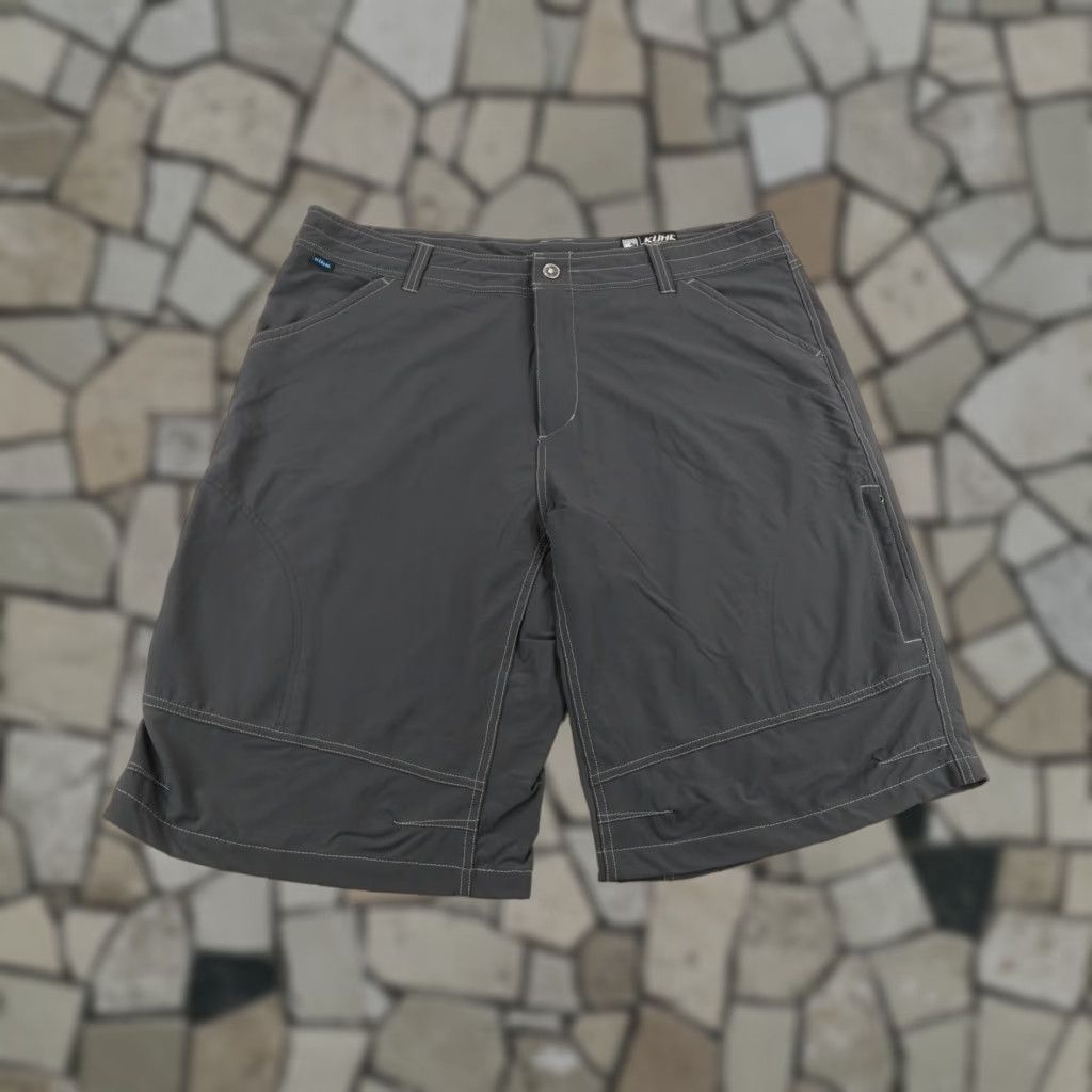 Vintage Kuhl Mens Shorts Cargo 40 Adult Gray Nylon Spandex Renegade Outdoor Hiking Size US 40 / EU 56 - 1 Thumbnail