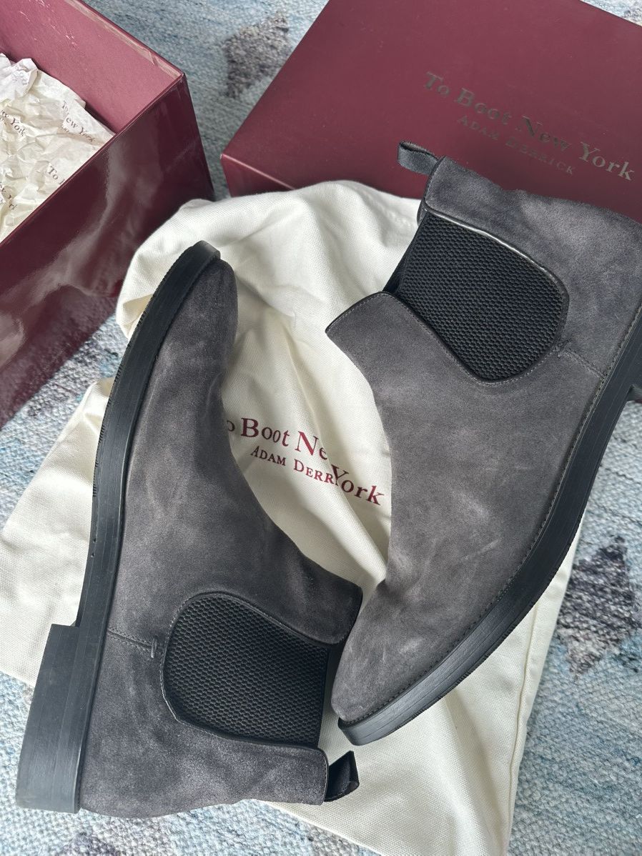 To Boot New York Bonn Suede Chelsea Boot Size US 12 / EU 45 - 3 Thumbnail