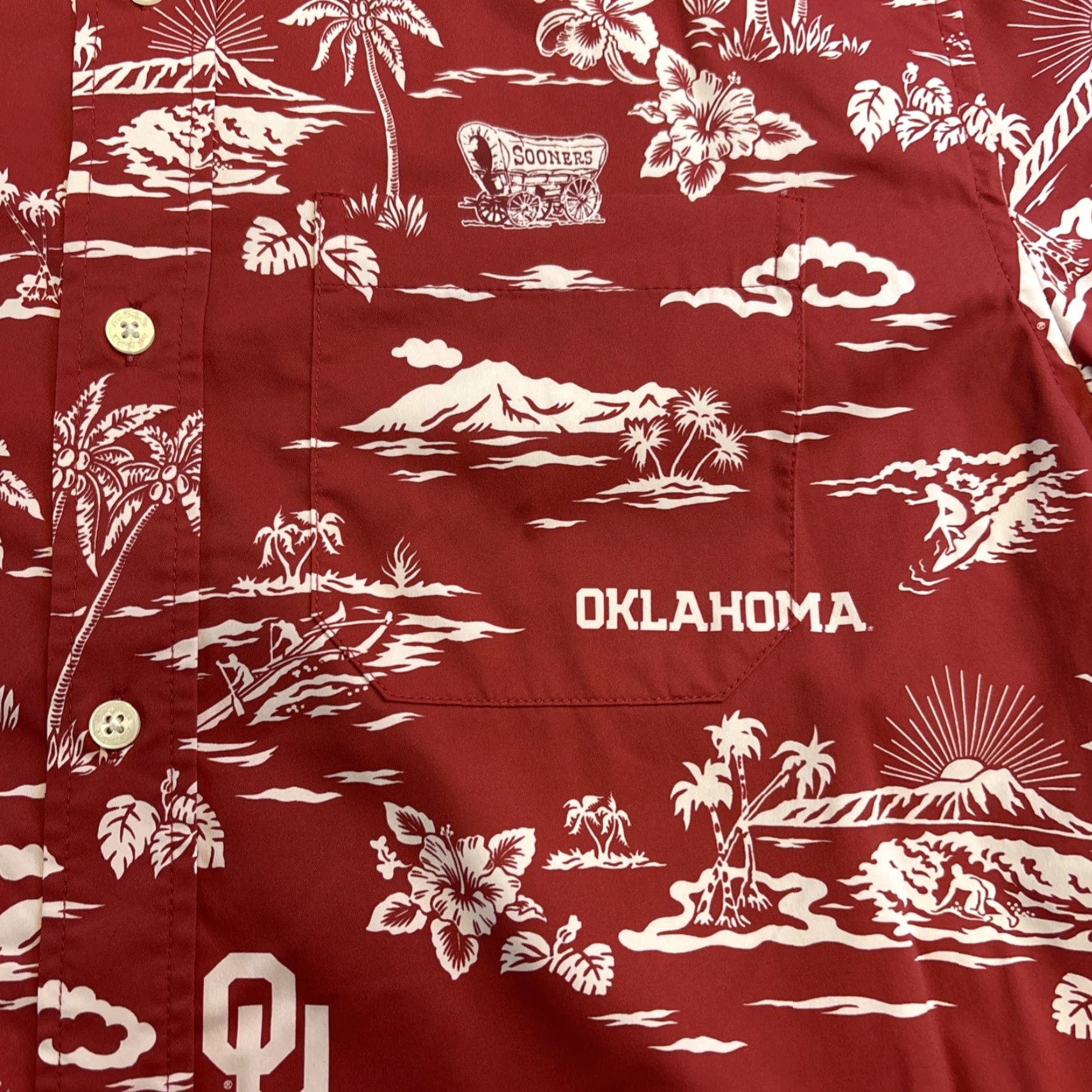 Reyn Spooner Reyn Spooner University Shirt Mens Small Red University of Oklahoma OU Sooners Size US S / EU 44-46 / 1 - 2 Thumbnail