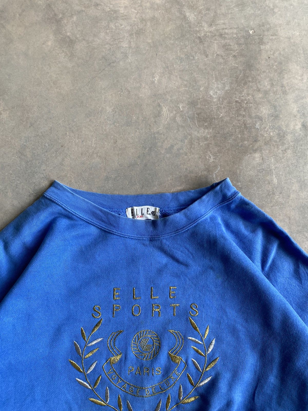 Vintage Elle Sports Embroidery Sweatshirt 90s 80s Size S / US 4 / IT 40 - 3 Thumbnail