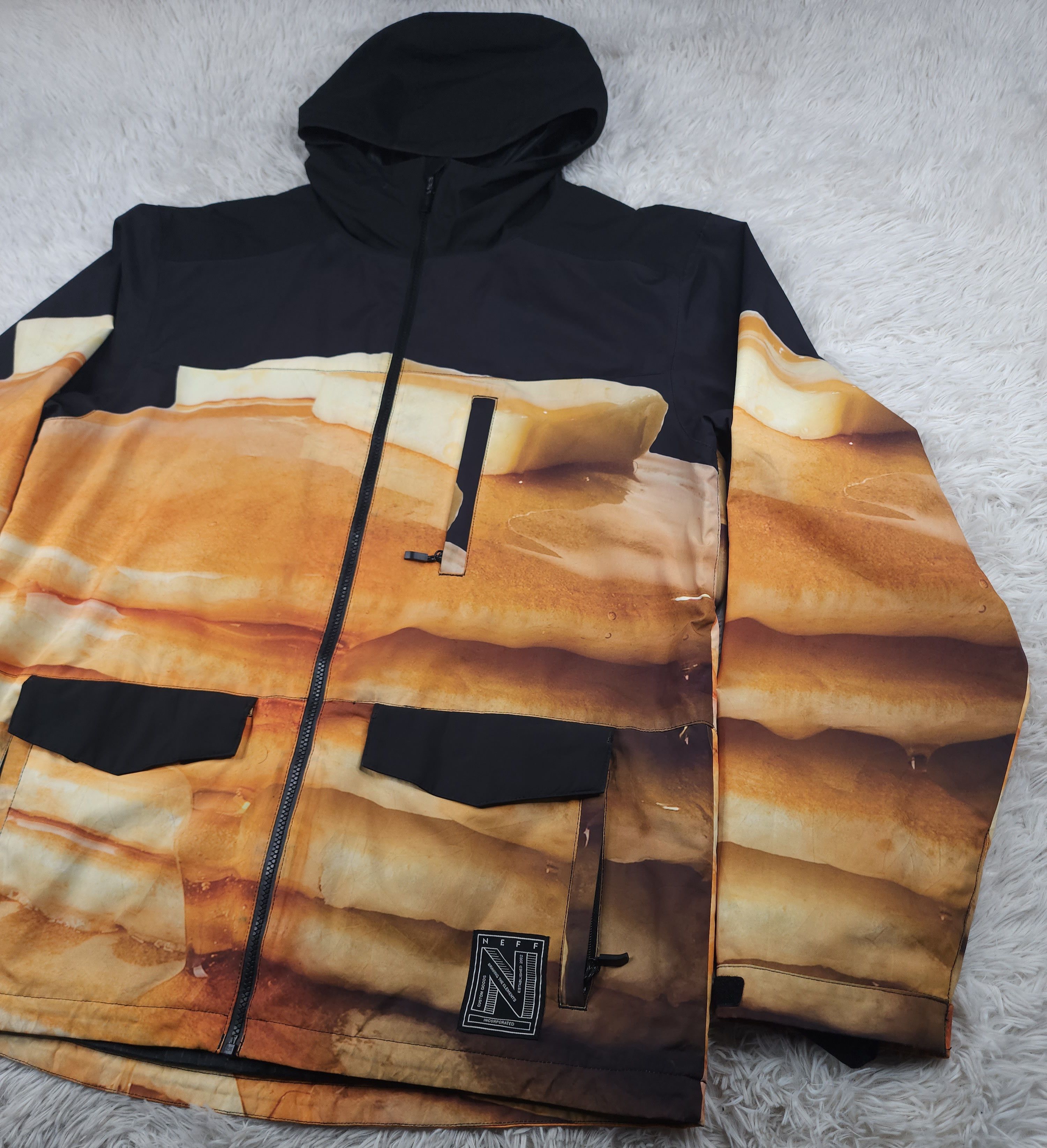 NEFF NEFF Pancakes windbreaker hooded jacket Size US M / EU 48-50 / 2 - 2 Thumbnail