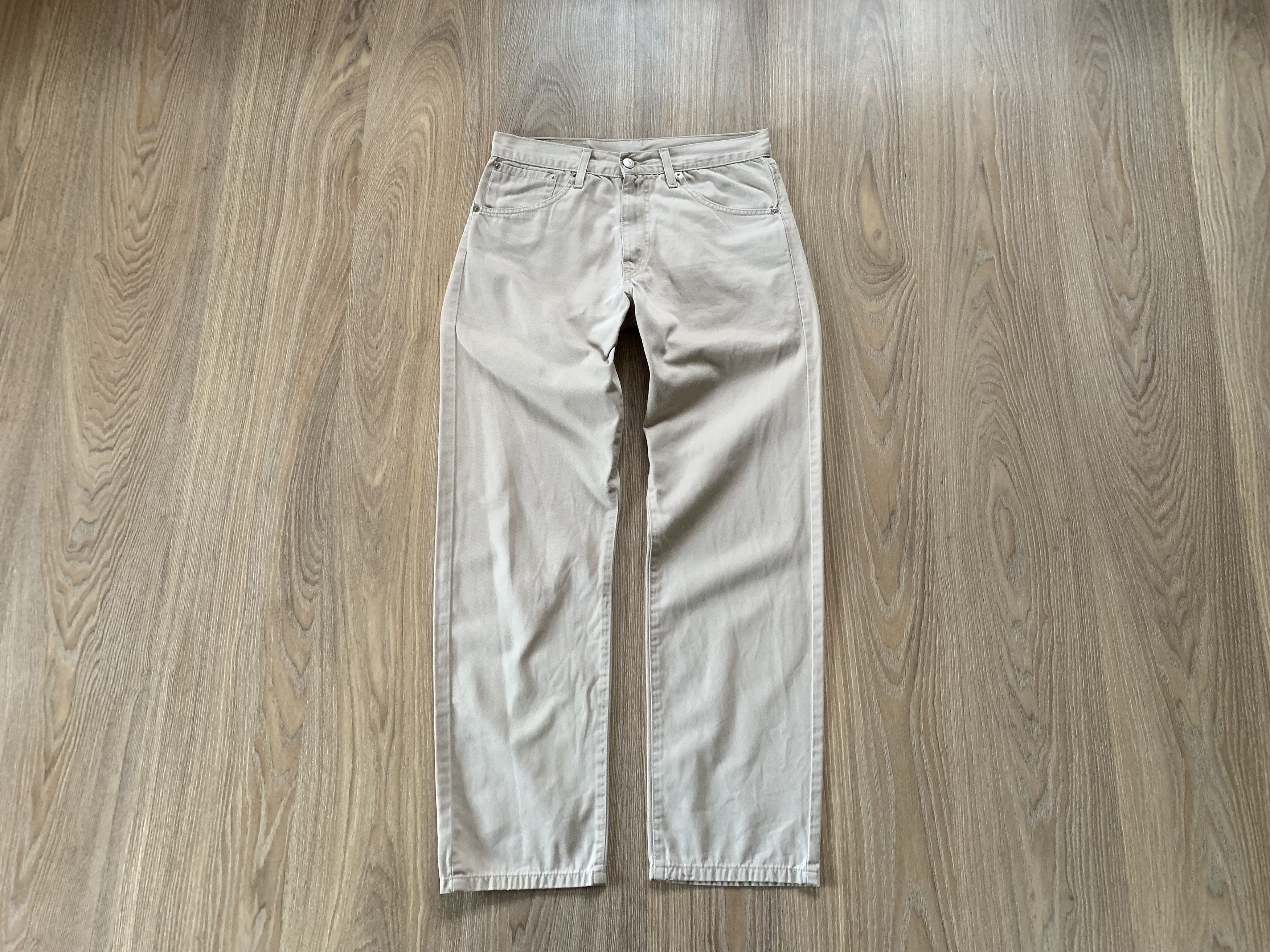 Levi's Levis 521 Vintage Beige Jeans Size US 31 - 1 Thumbnail
