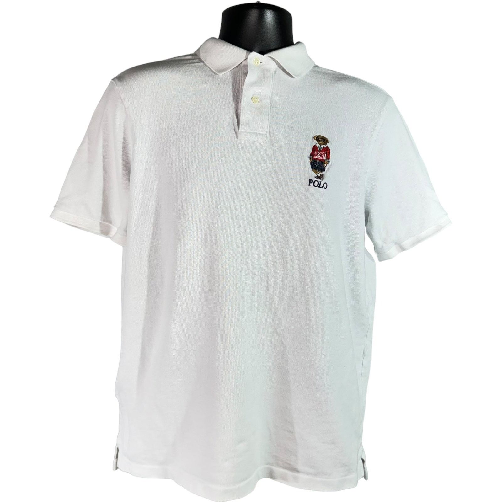 Polo Ralph Lauren Polo Ralph Lauren Polo Bear Embroidered Collared Polo Shirt Size US M / EU 48-50 / 2 - 1 Thumbnail