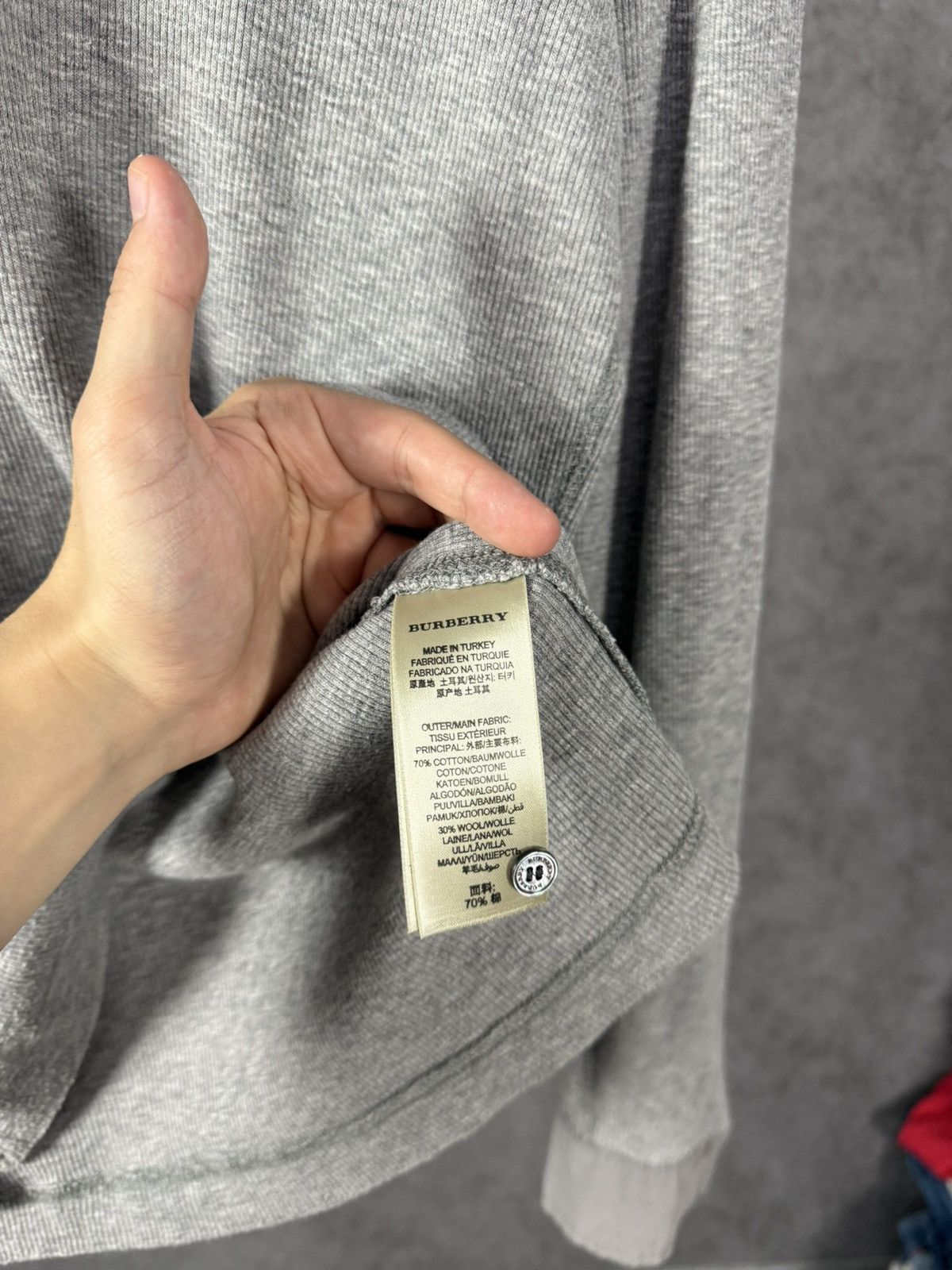 Burberry Burberry Brit luxury designer longsleeve Size US L / EU 52-54 / 3 - 5 Thumbnail