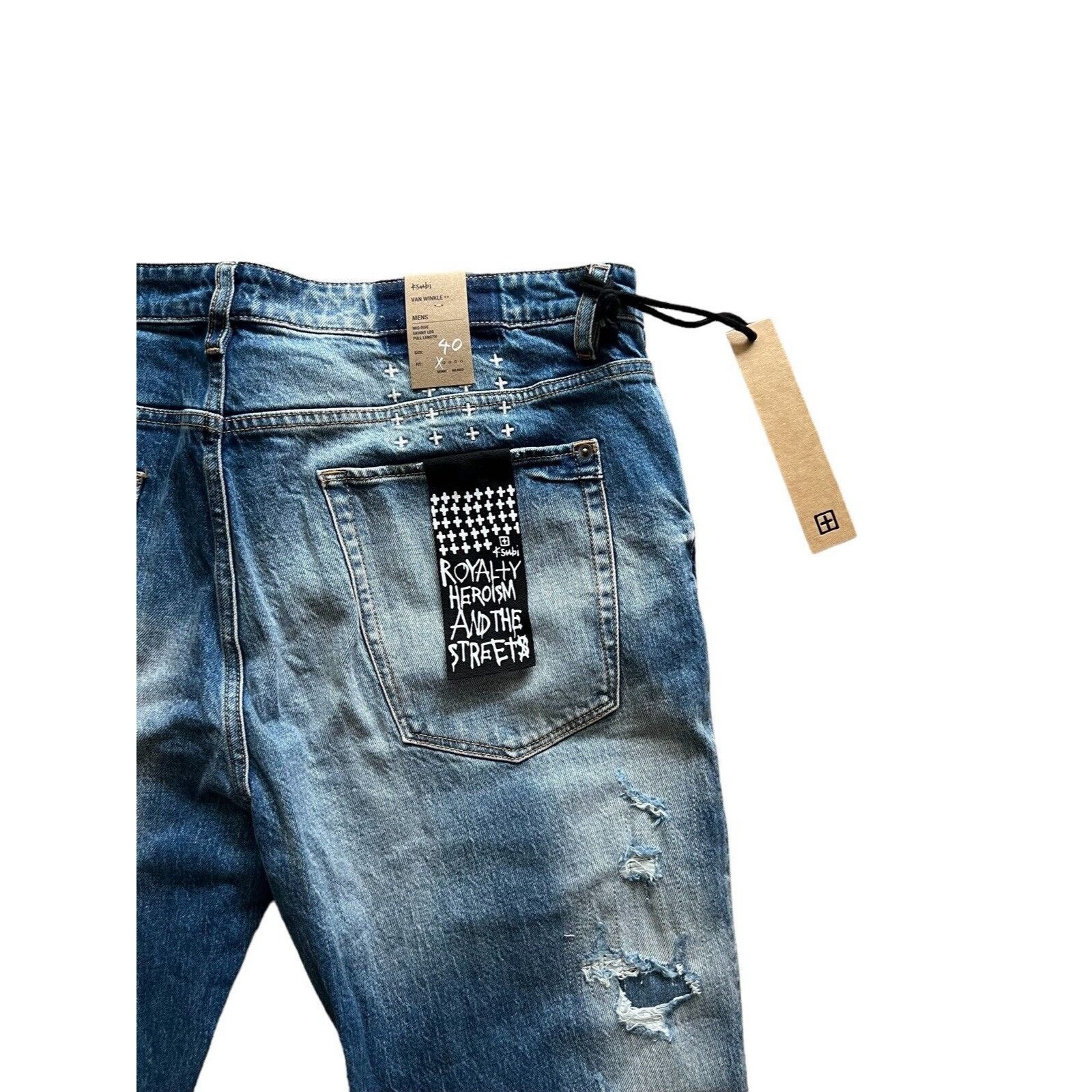 Ksubi Ksubi Jeans Mens Van Winkle Skinny Leg Blue $260 Size 40/32 Size US 40 / EU 56 - 3 Thumbnail