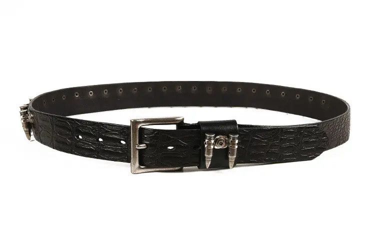 Japanese Brand × Vintage Rivet Bullet Leather Belt Size ONE SIZE - 3 Thumbnail