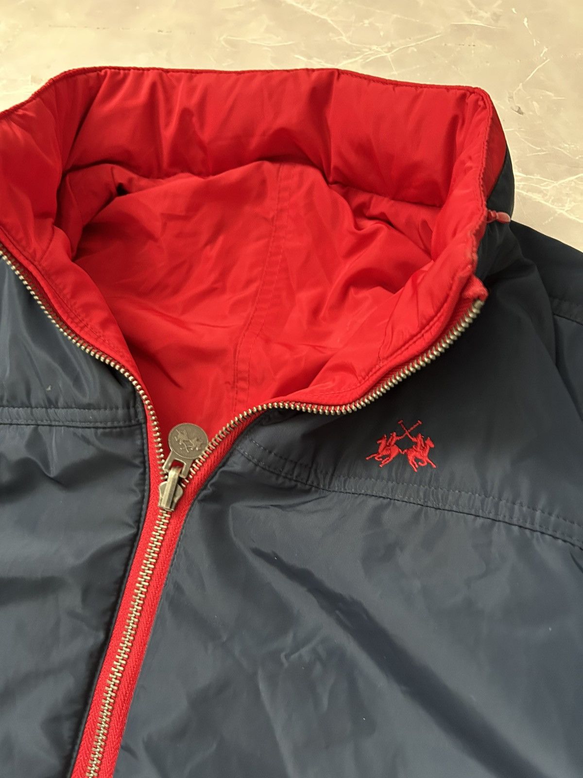 La Martina LA MARTINA Argentina Full Zip Big Logo Reversible Jacket Size US L / EU 52-54 / 3 - 4 Thumbnail