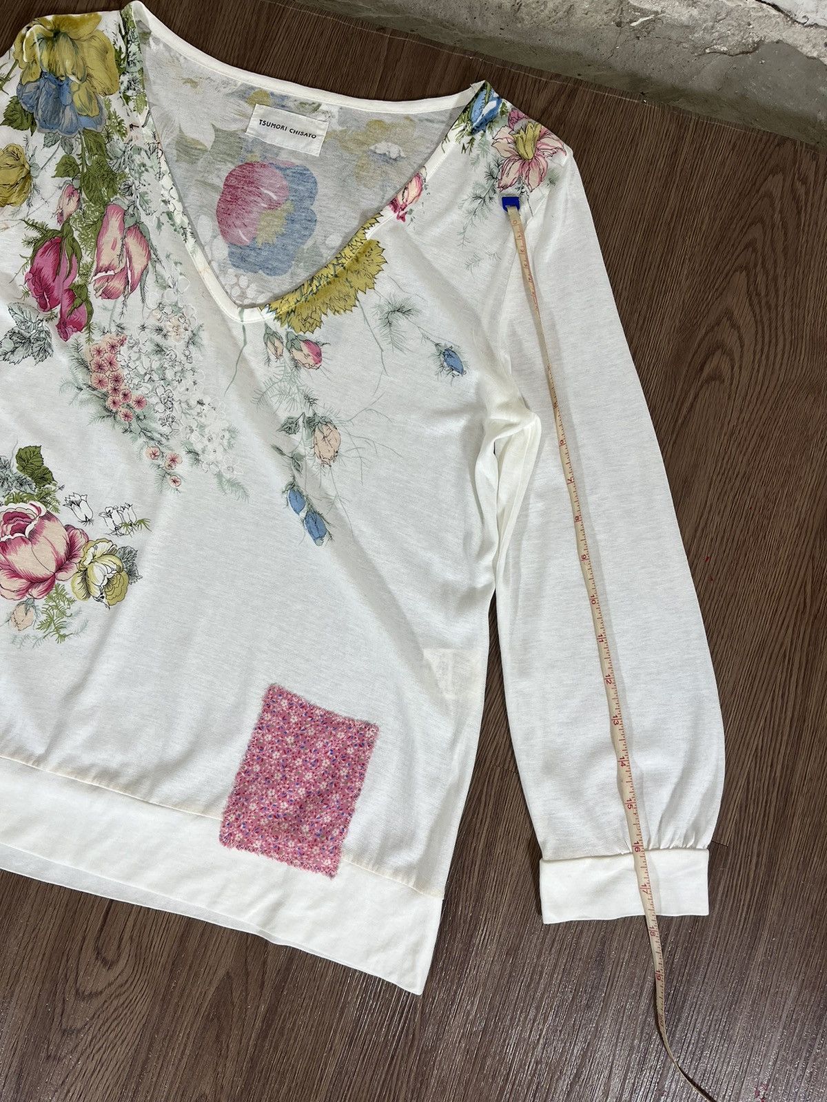 Tsumori Chisato Tsumori Chisato Floral Print Long Sleeve Top Size S / US 4 / IT 40 - 13 Thumbnail