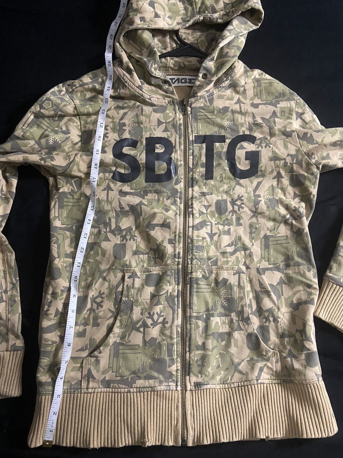 Japanese Brand SBTG zip hoodie, SABOTAGE Size US M / EU 48-50 / 2 - 3 Thumbnail
