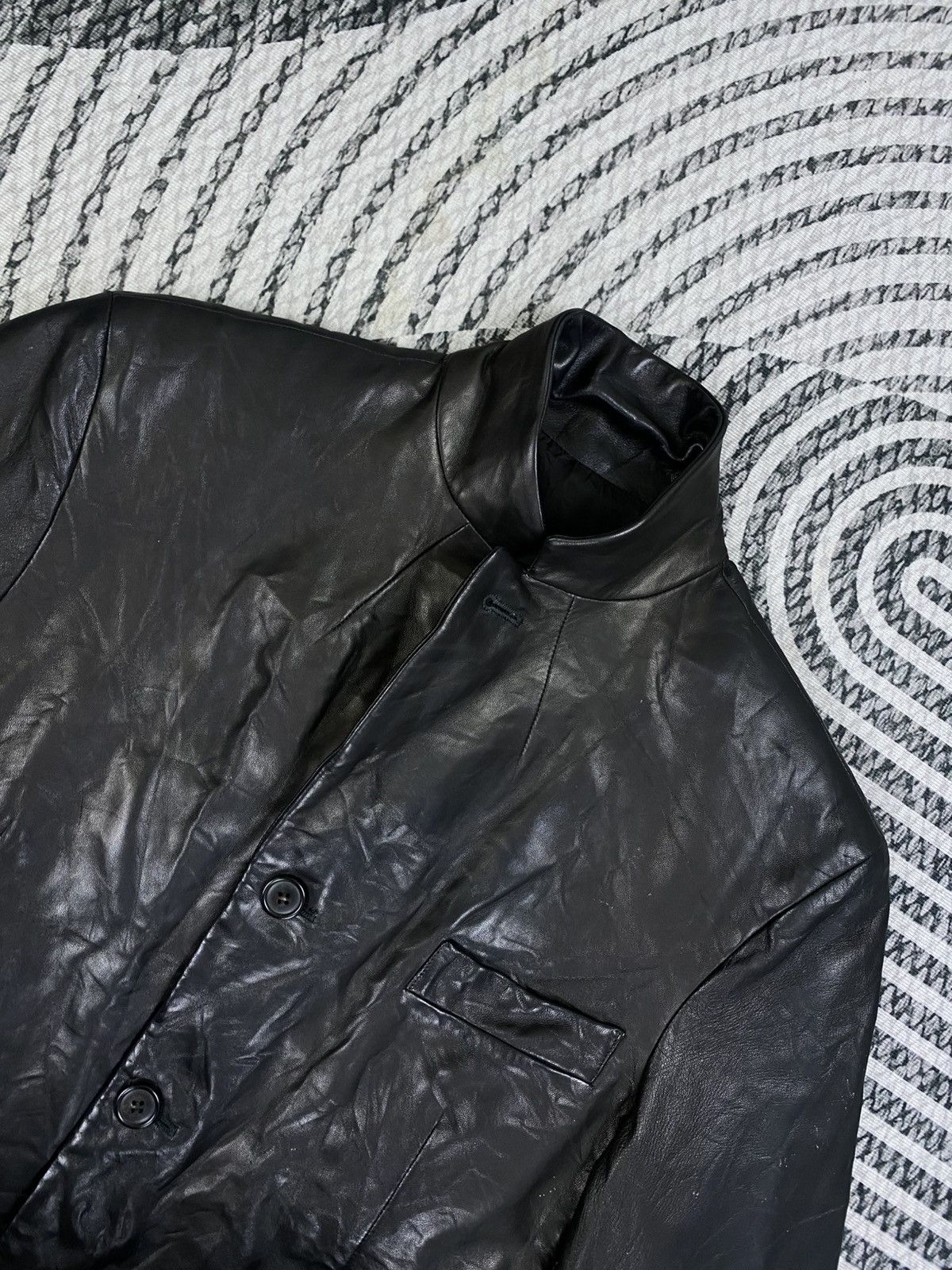 Alfred Dunhill 🔥RARE Vintage Dunhill Made In France Lambskin Jacket Size US M / EU 48-50 / 2 - 8 Thumbnail