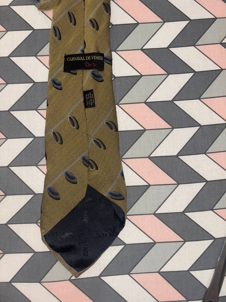 Vintage Vintage tie CARNAVAL DE VENISE Made in Italy 100% silk Size ONE SIZE - 13 Thumbnail