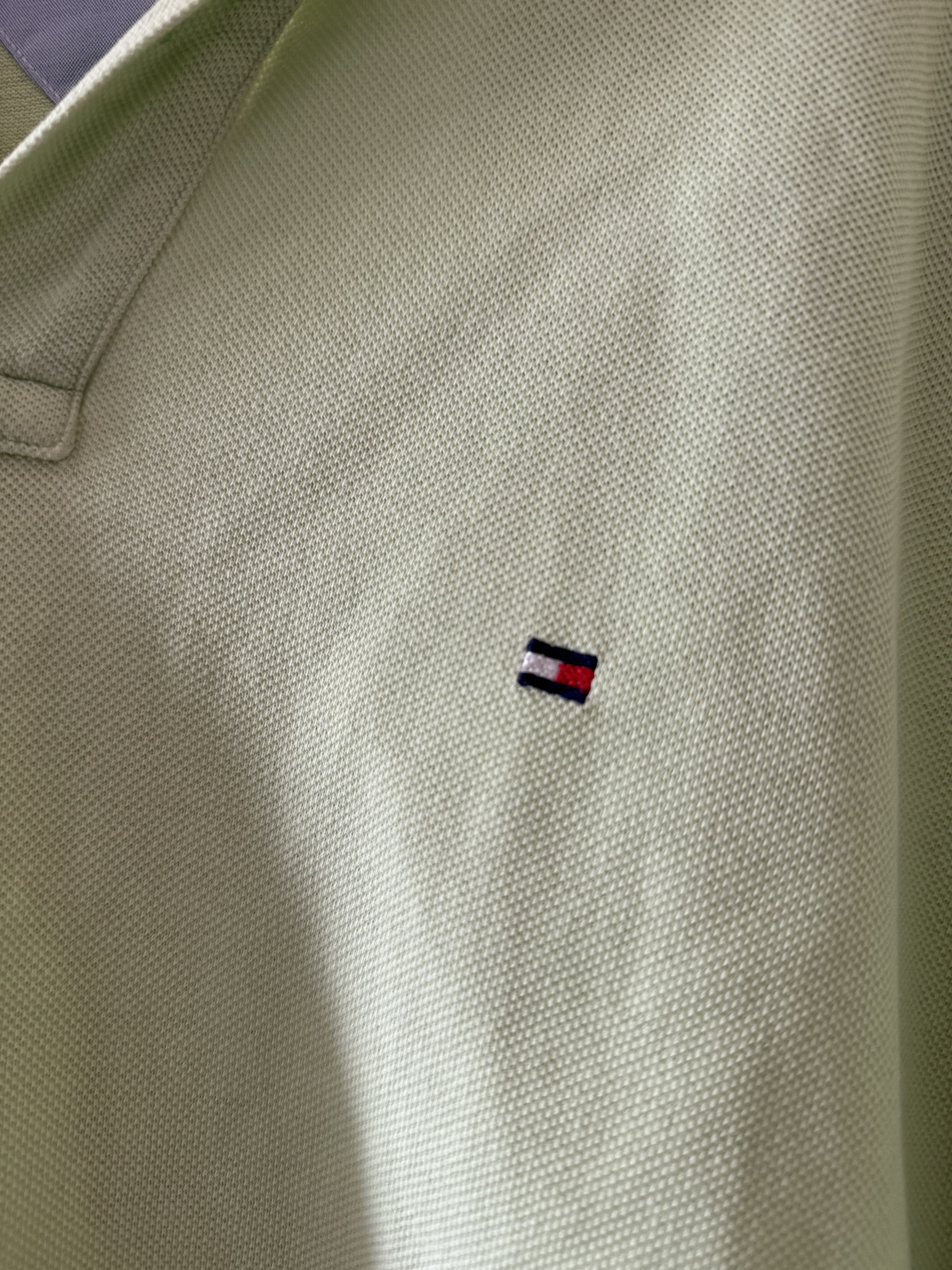 Tommy Hilfiger Tommy Hilfiger Green Short Sleeve Shirt Size US XL / EU 56 / 4 - 4 Thumbnail