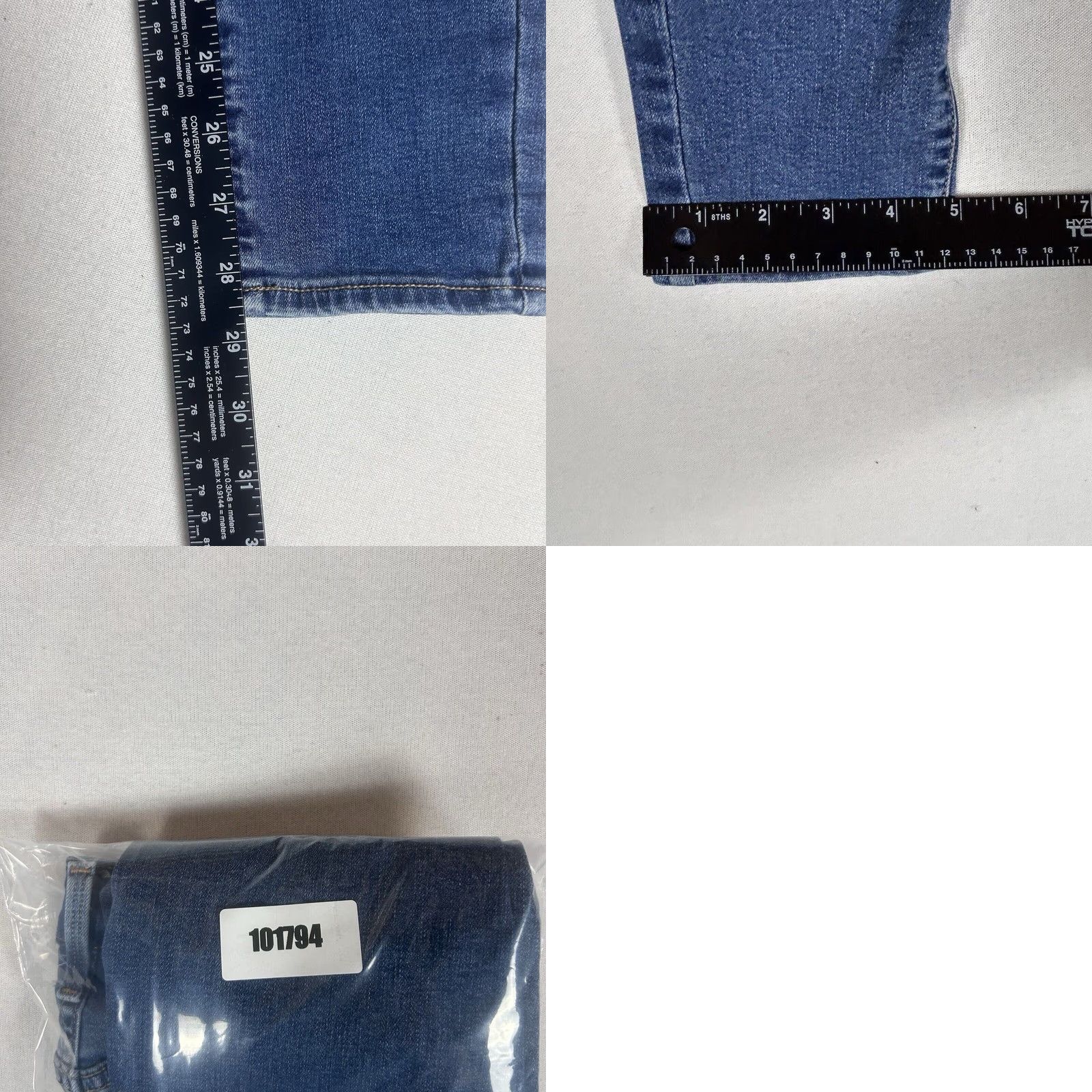 Old Navy Old Navy Rockstar Jeans Women's Size 6 Reg Skinny Stretch Distressed Blue Denim 5-Pocket Closure Zip Waist Mid Rise Regular Fit Clothing Jeans Womens Size 28" / US 6 / IT 42 - 8 Thumbnail