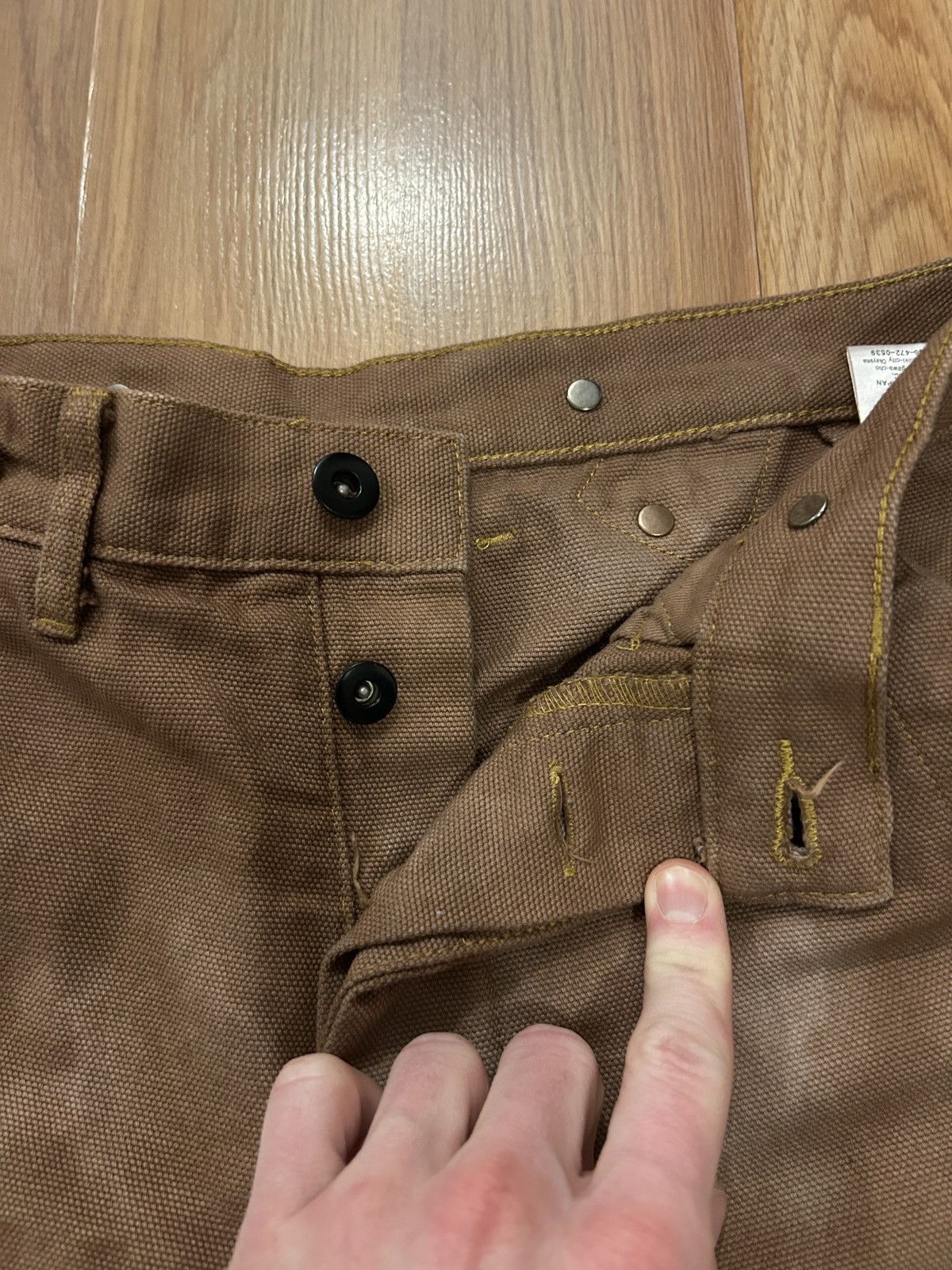 Kapital Kapital distressed canvas lumber pant Size US 31 - 5 Thumbnail