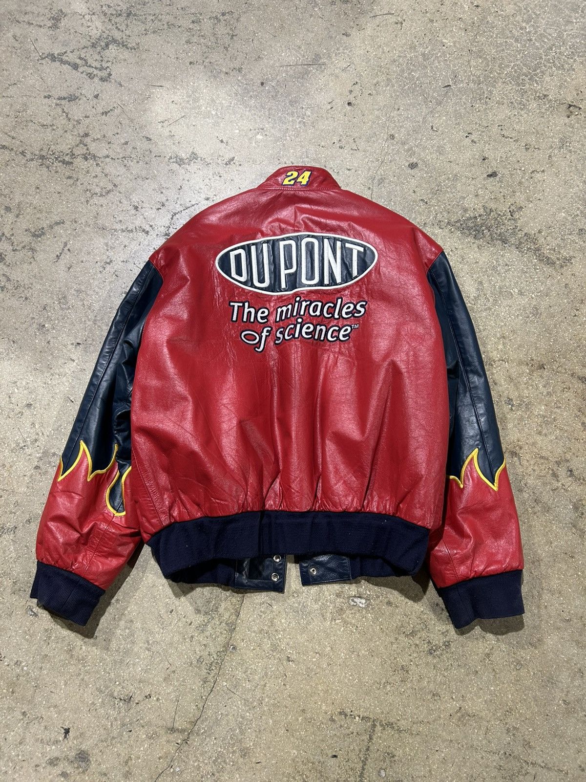 Jeff Hamilton Vintage Jeff Hamilton Jeff Gordon Leather Racing Jacket Size US XL / EU 56 / 4 - 5 Thumbnail