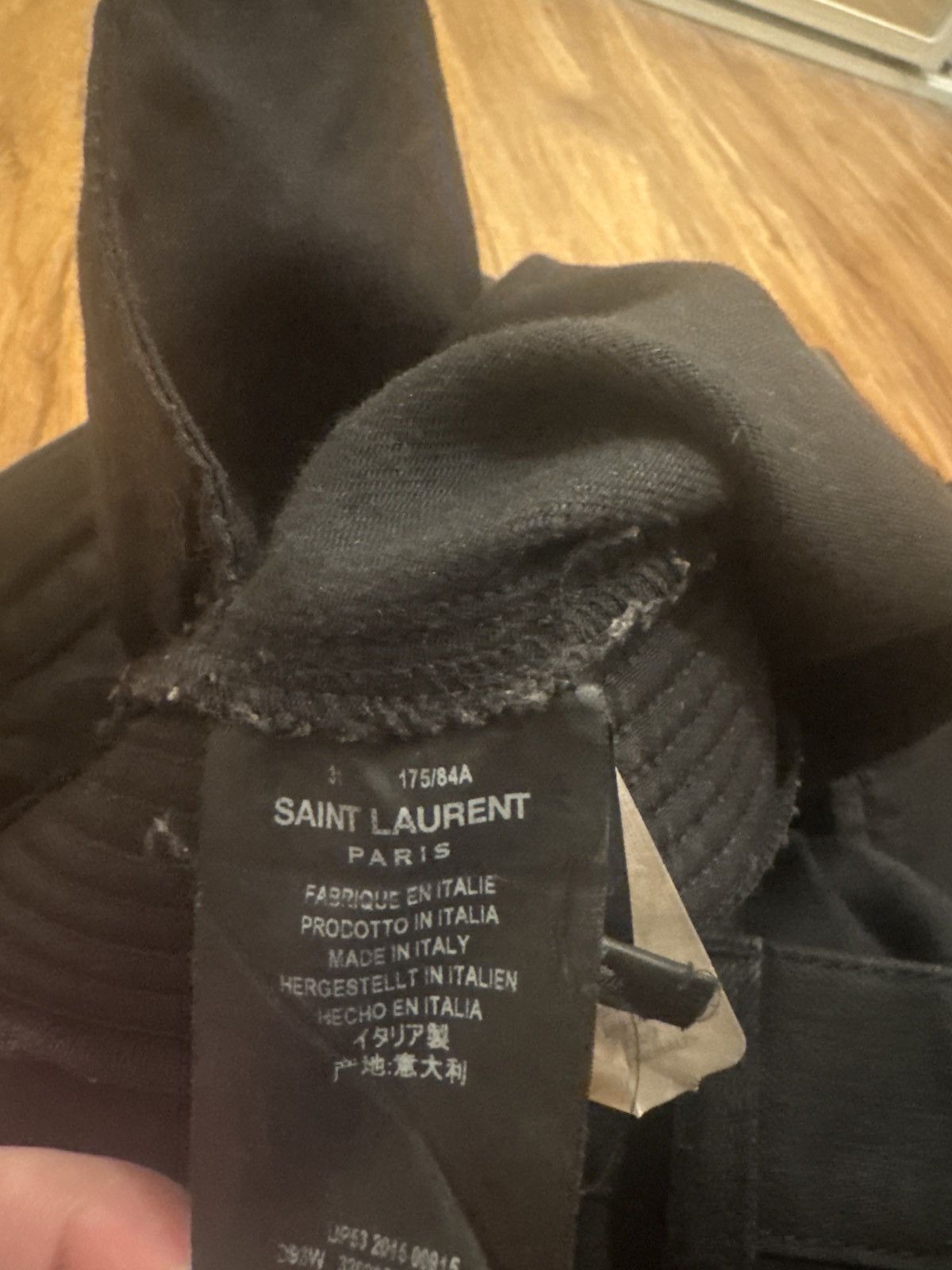 Saint Laurent Paris Saint Laurent Paris Moto Jeans Size US 31 - 7 Thumbnail