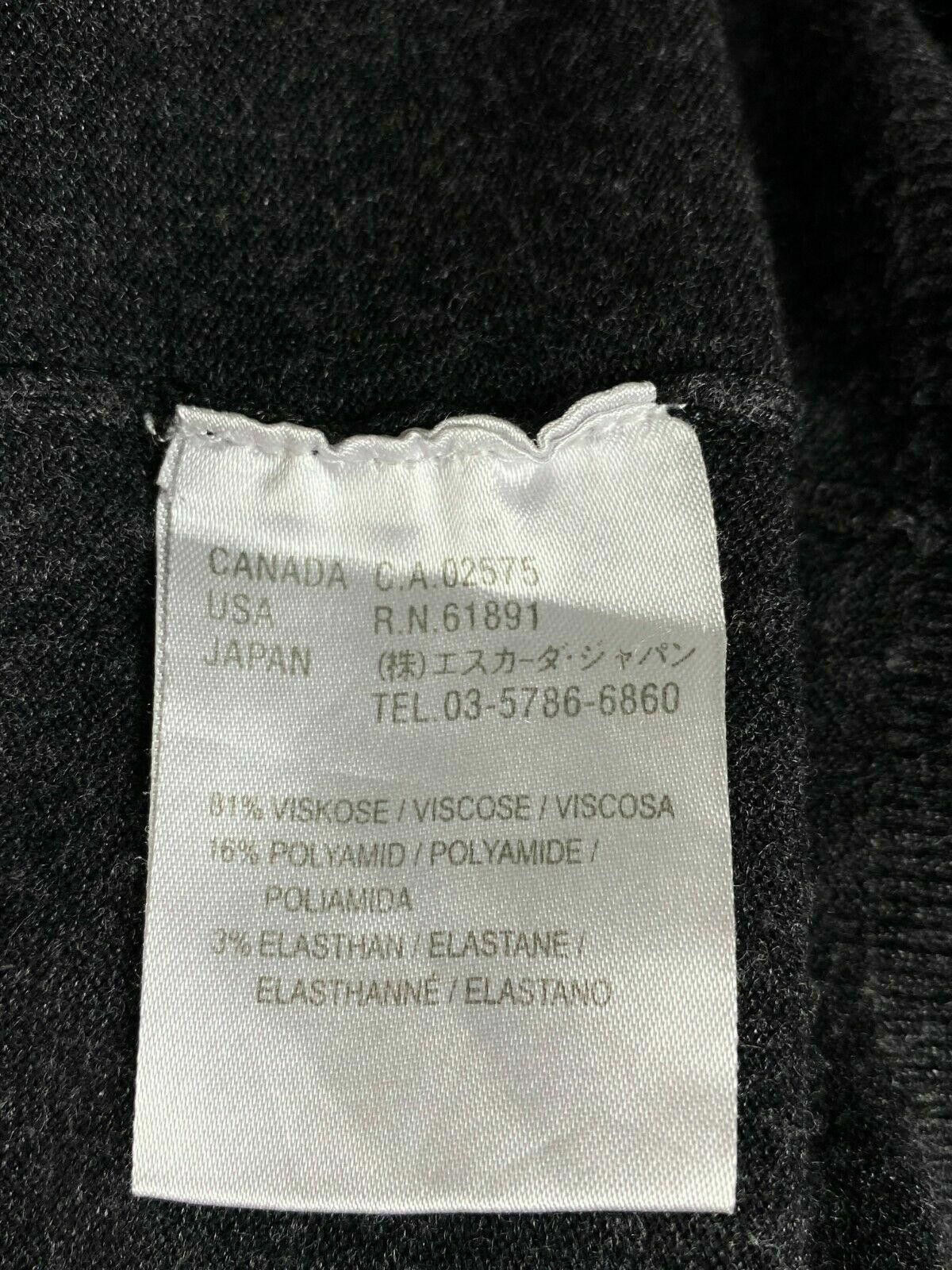 Escada Escada Sport Gray Stretch V-Neck Sweater Size S Size S / US 4 / IT 40 - 10 Thumbnail