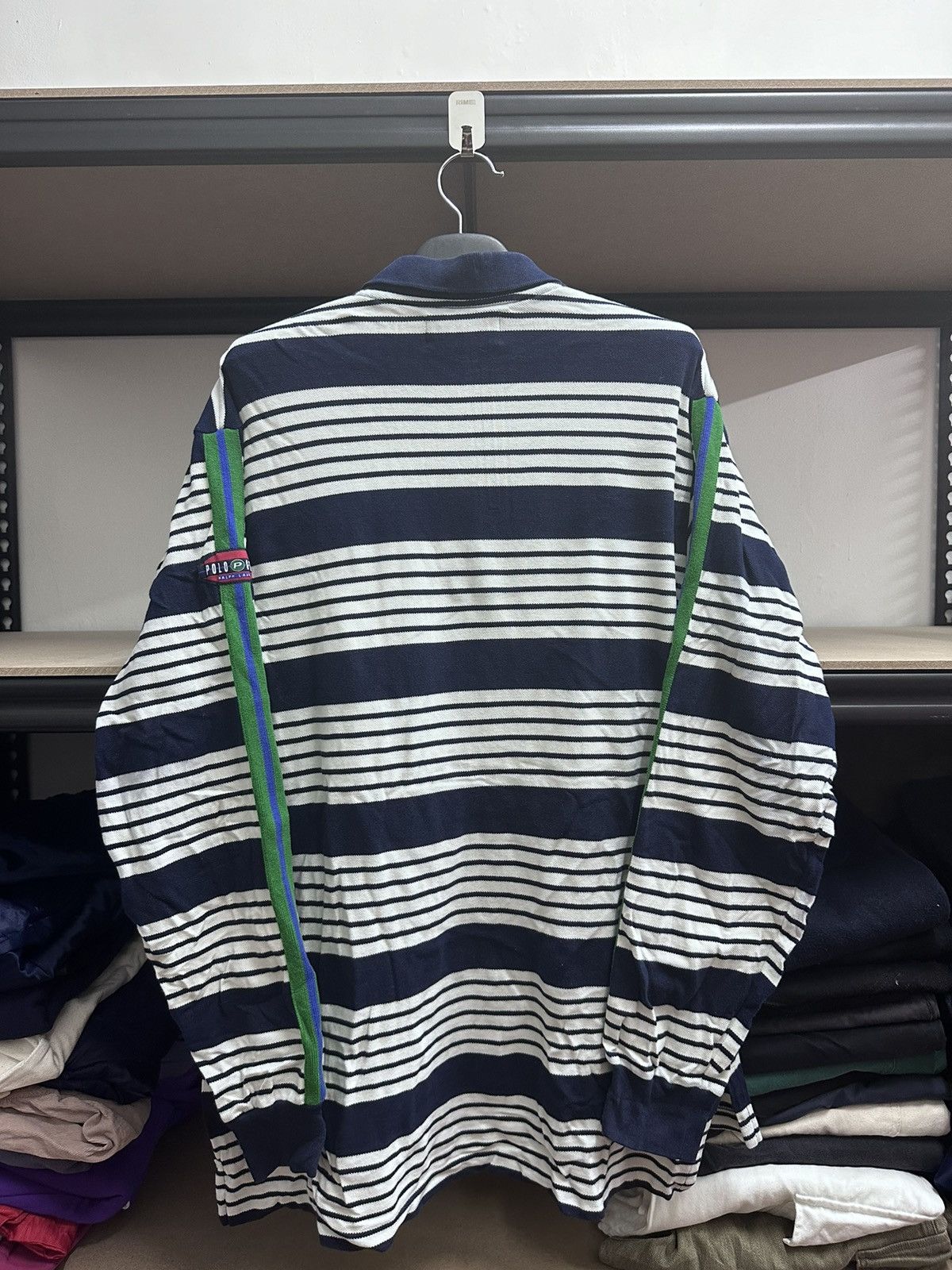 Polo Ralph Lauren Vintage Polo Sport Ralph Lauren Polo L/S Size US XL / EU 56 / 4 - 10 Thumbnail