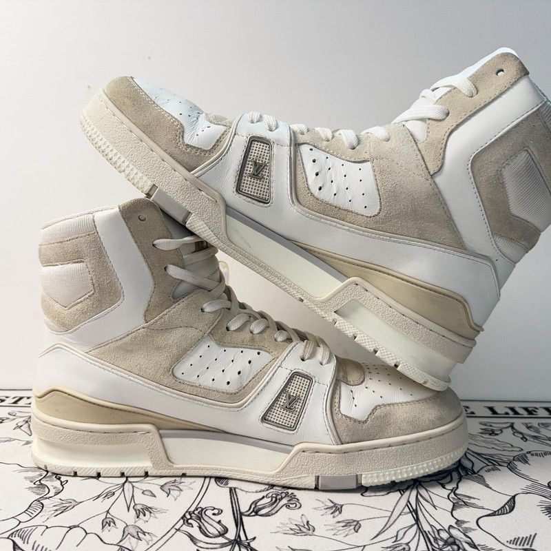 Louis Vuitton Louis Vuitton High-Top Basketball Trainer Sneakers -2508 Size US 7.5 / EU 40-41 - 7 Thumbnail