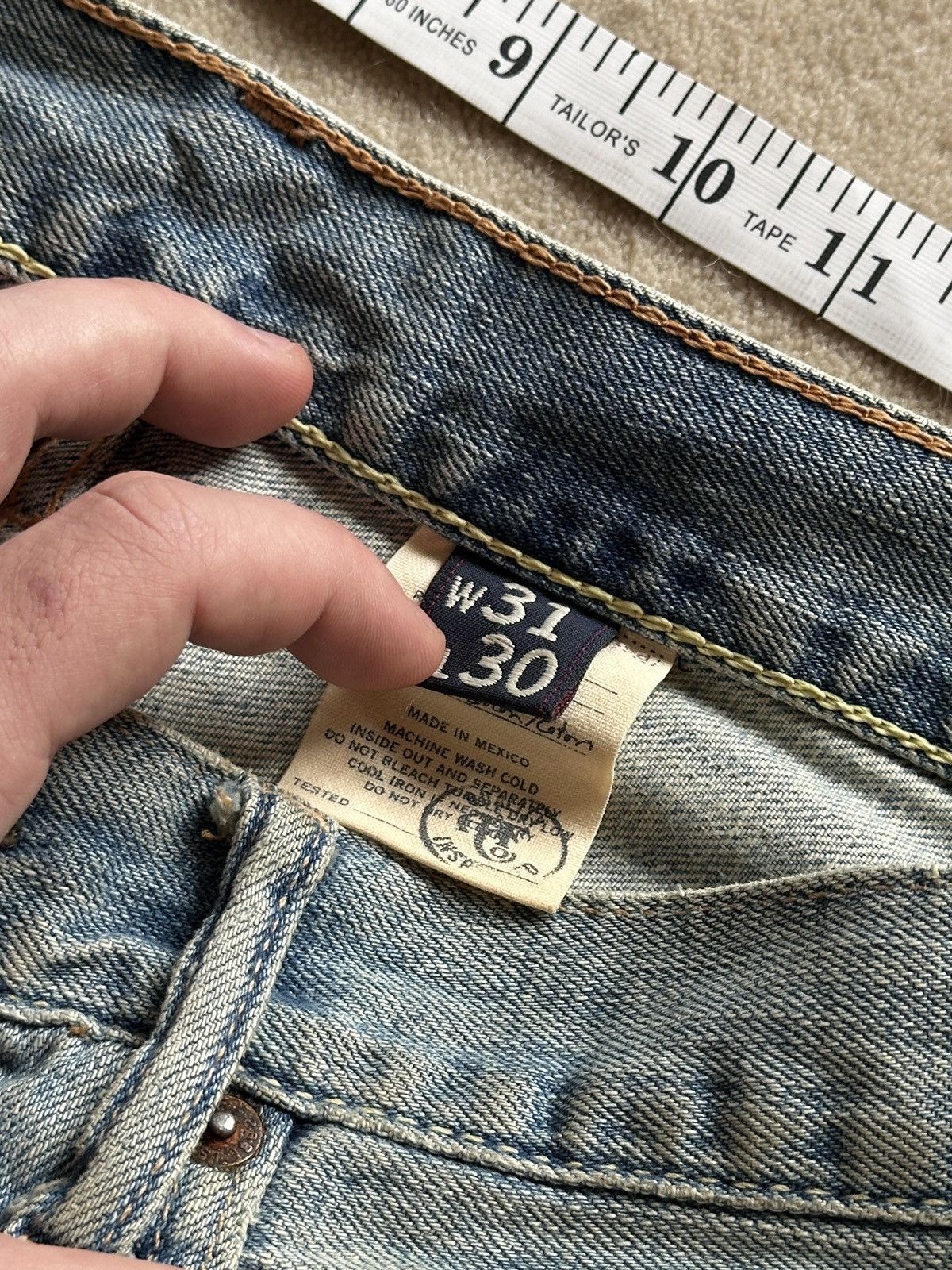 Vintage Abercrombie & Fitch Thrashed Vintage Denim | US33 Size US 33 - 6 Thumbnail