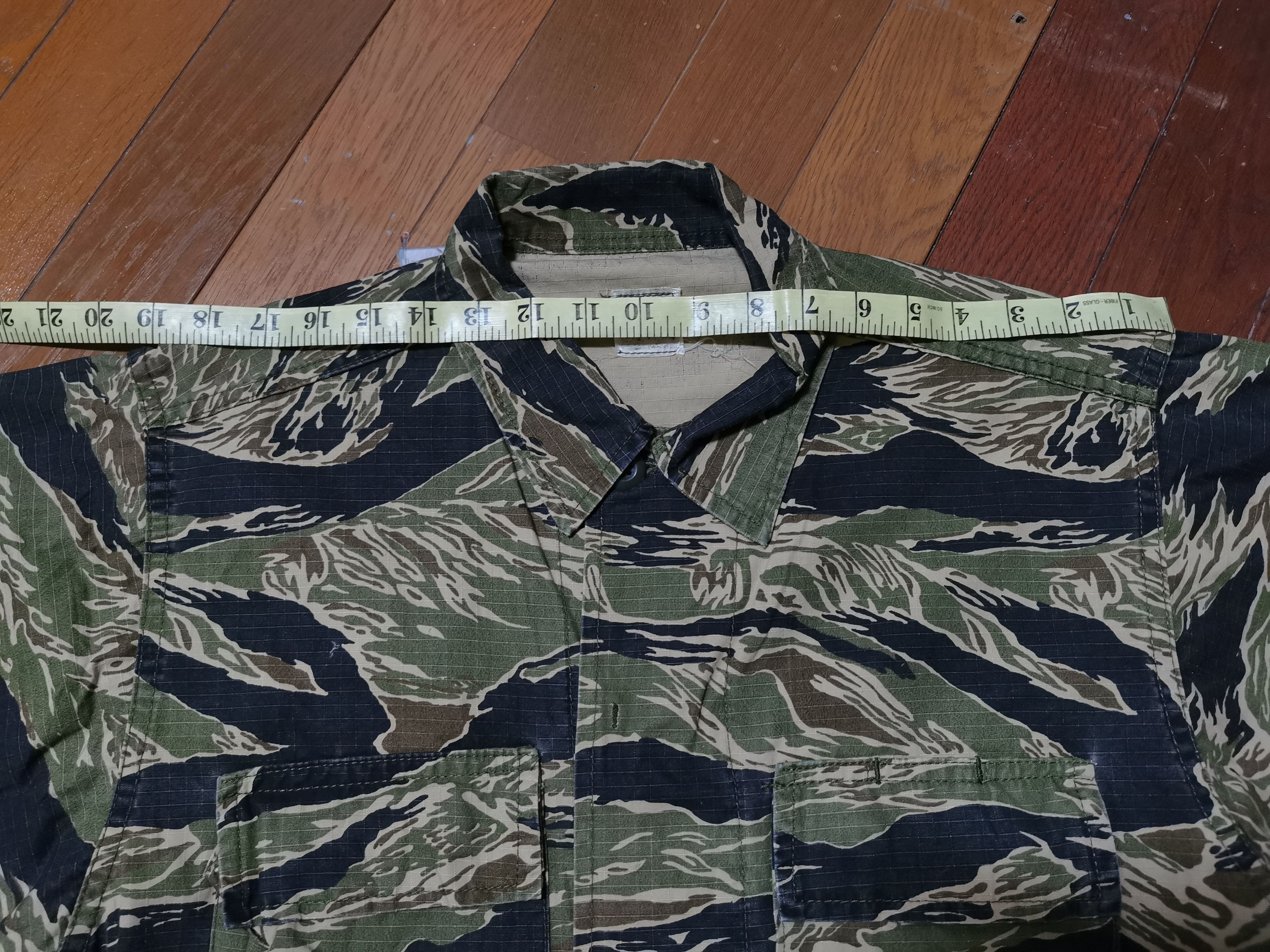 Vintage Vintage 80s Jacket Militaria Camo Tiger Stripe Size US L / EU 52-54 / 3 - 8 Thumbnail
