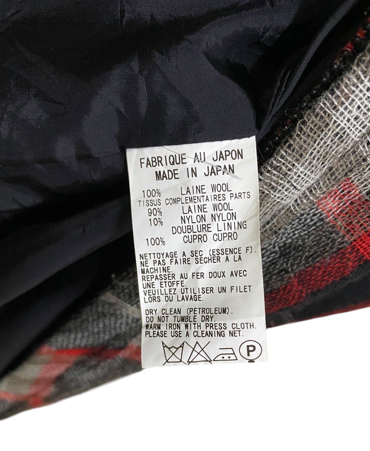 Yohji Yamamoto Rare Vintage Yohji Yamamoto Tartan Wool Parkas Hoodie 2000s Size US M / EU 48-50 / 2 - 17 Thumbnail