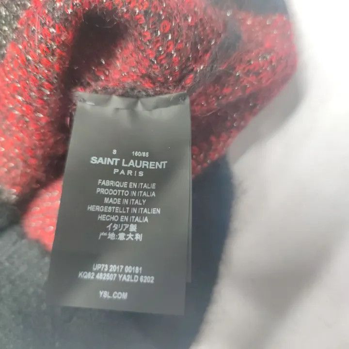 Saint Laurent Paris Yves Saint Laurent Heart Pattern Knit Sweater-2507 Size US S / EU 44-46 / 1 - 3 Thumbnail