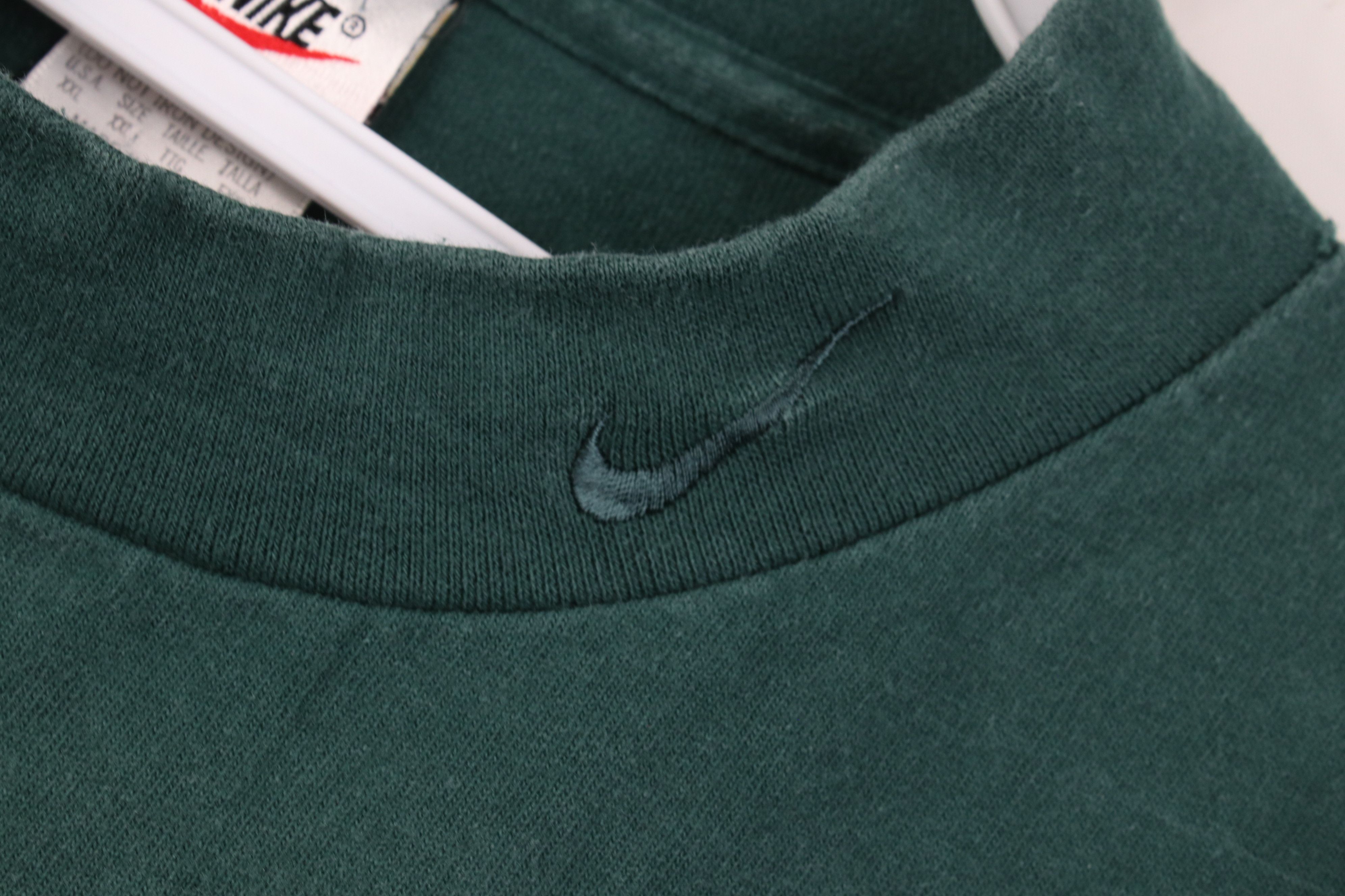 Nike Vintage 90s Nike Mini Swoosh Heavy Long Sleeve T-Shirt USA Size US XXL / EU 58 / 5 - 4 Thumbnail