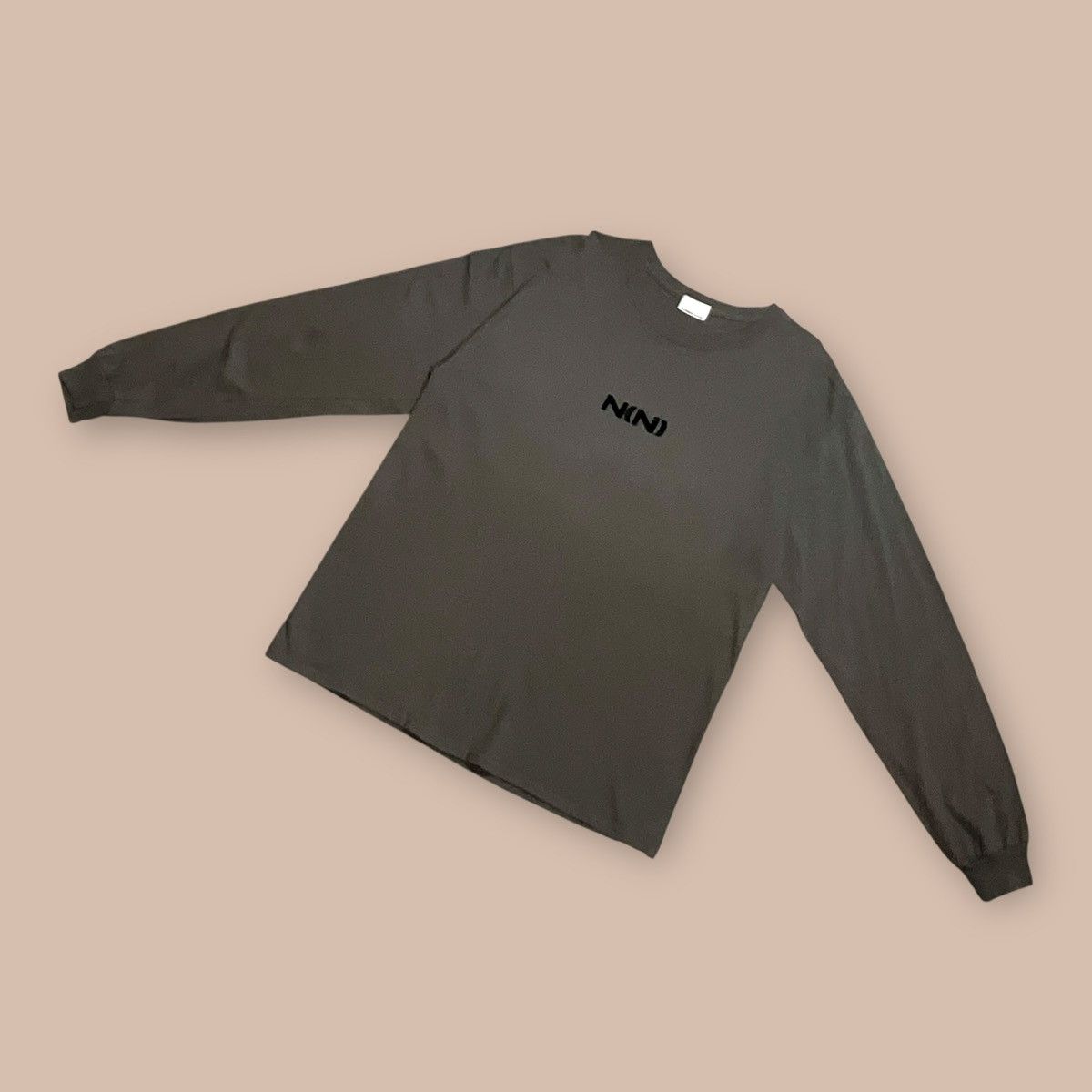Number (N)ine Number (N)ine DENIM L/S Grey Tee Size US L / EU 52-54 / 3 - 1 Thumbnail