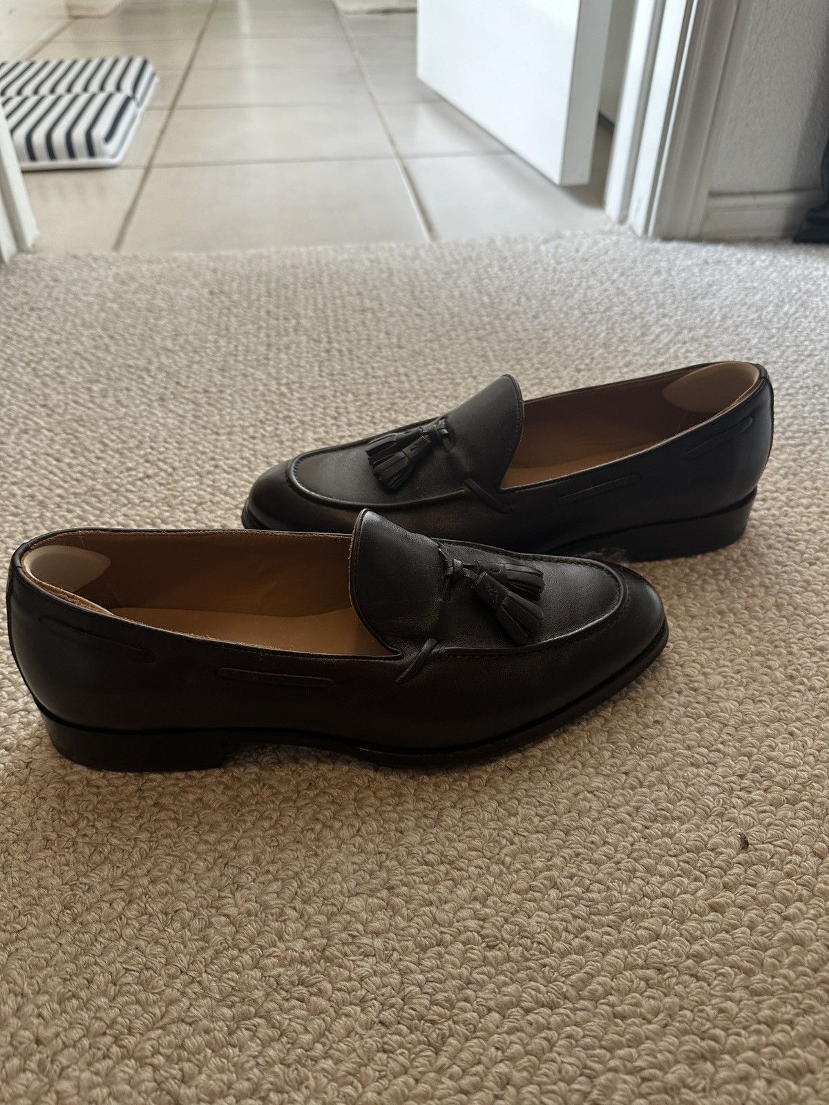 Suitsupply Suitsupply chocolate tassel loafers, Sz 7 / 41 Size US 7 / EU 40 - 2 Thumbnail