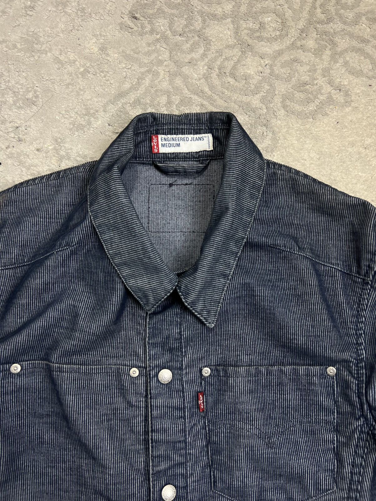 Levi's Levi's Engineered Jeans Twisted Corduroy Jacket 2001 Japan Size US M / EU 48-50 / 2 - 3 Thumbnail