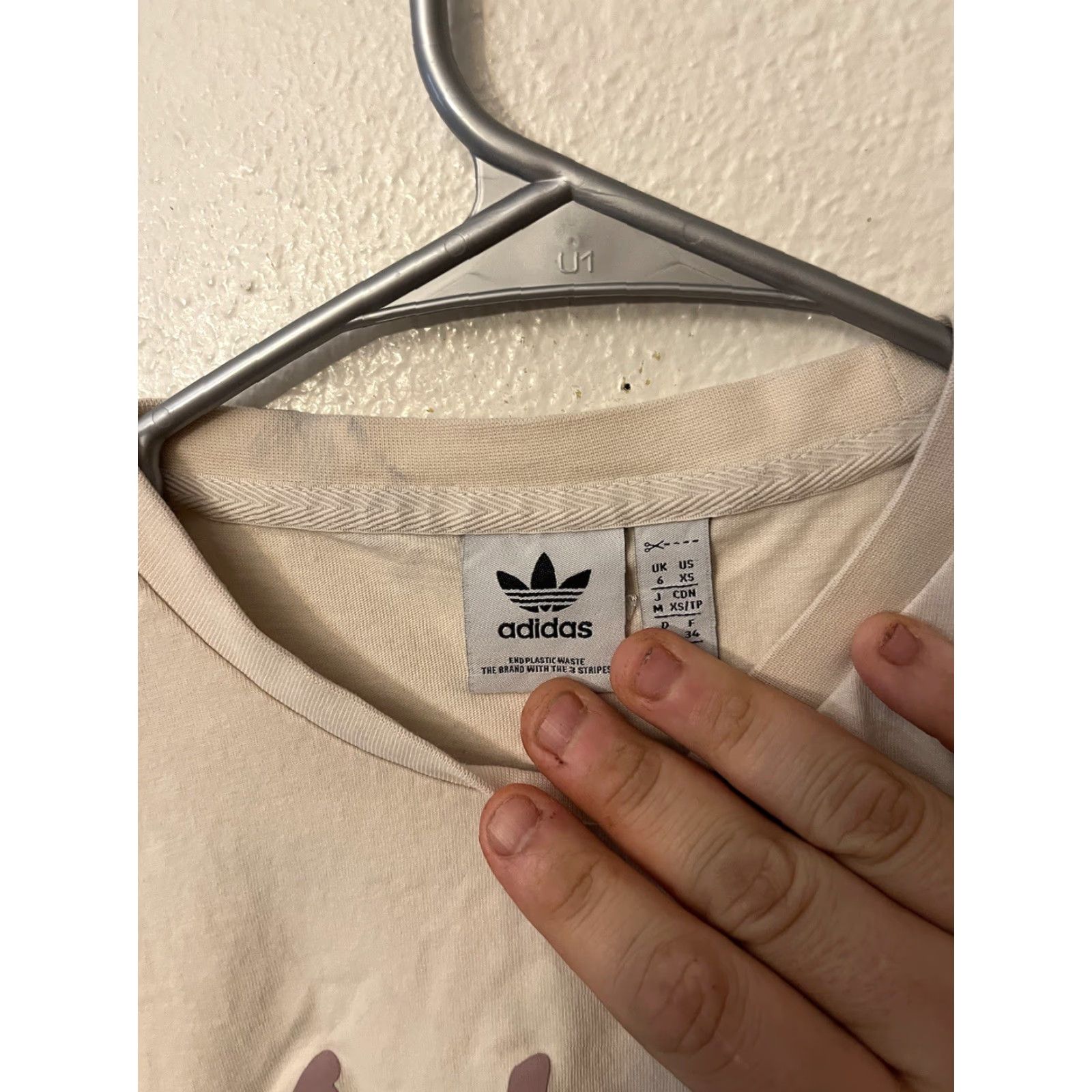 Adidas ADIDAS WOMENS T-Shirt MODERN B-BALL XS White Size XS / US 0-2 / IT 36-38 - 3 Thumbnail