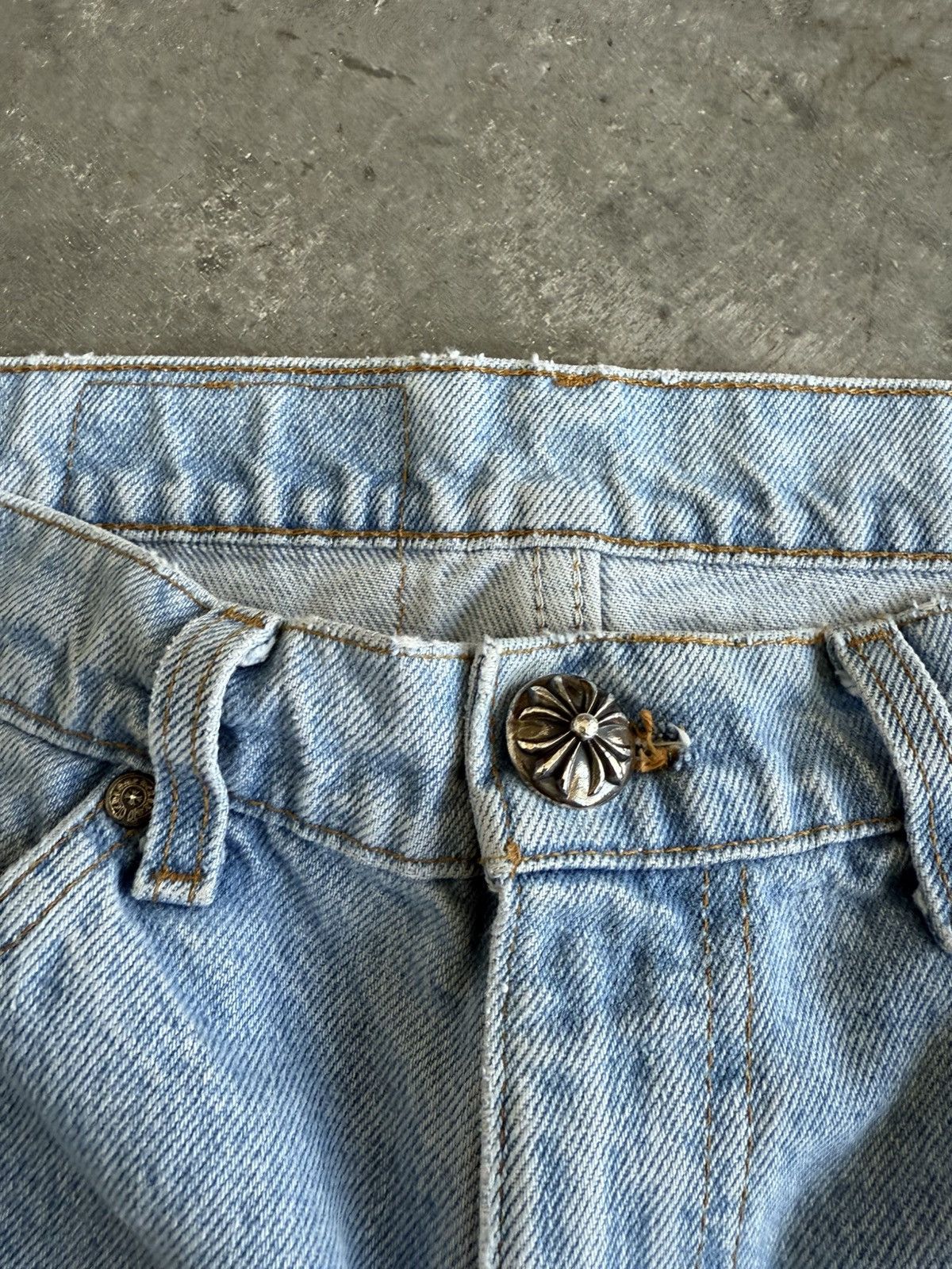 Chrome Hearts ST BARTH BLUE CHEETAH JEANS Size US 31 - 10 Thumbnail