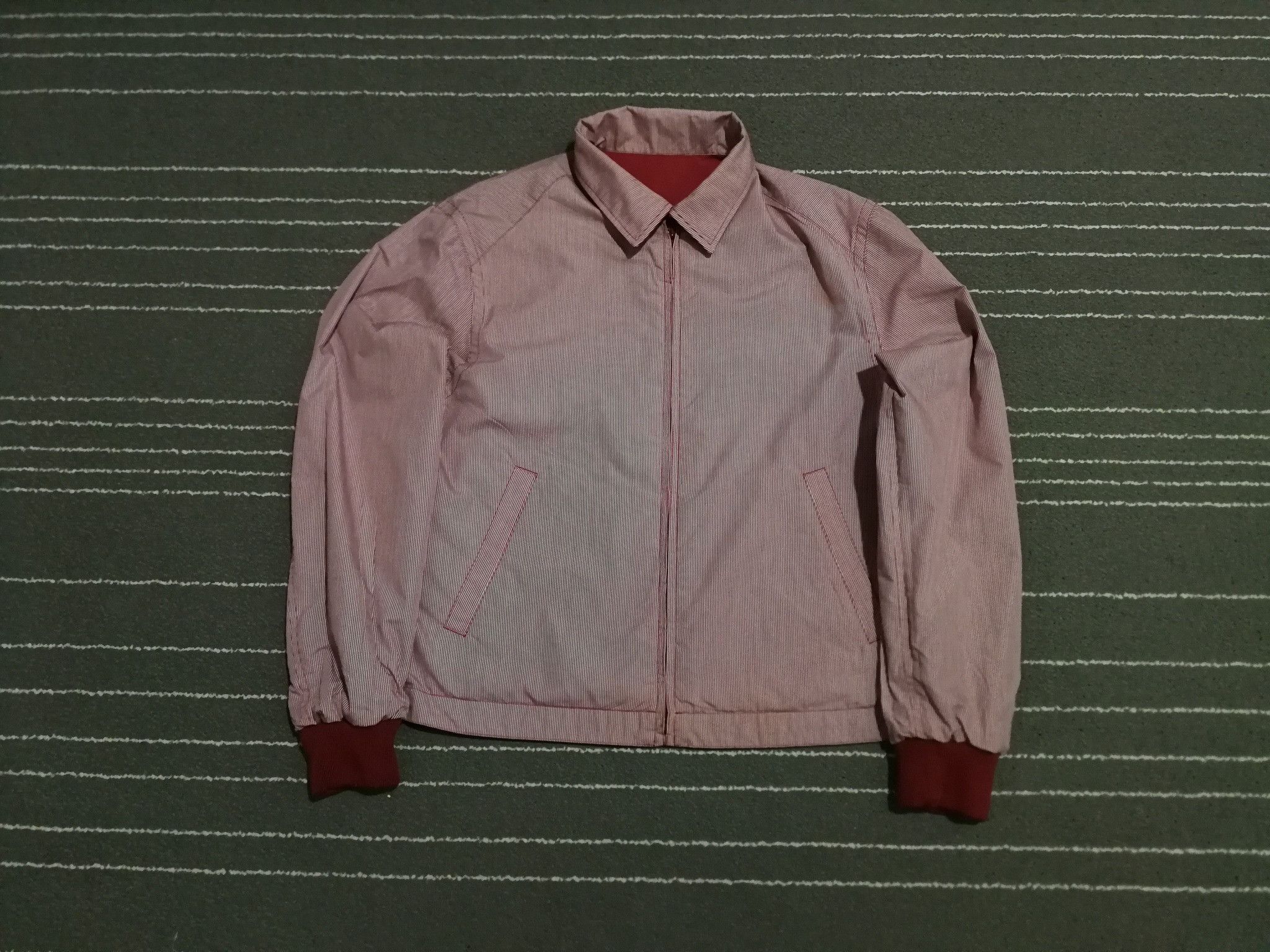 Japanese Brand × Uniqlo Vintage Uniqlo heringgton 2 way S meroon 1973 Size US XS / EU 42 / 0 - 3 Thumbnail