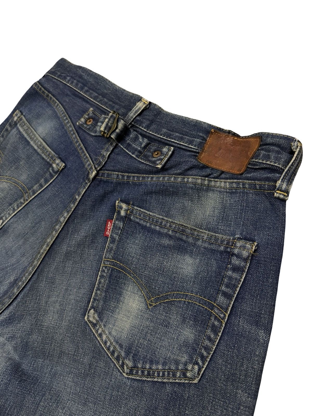 Levi's Vintage Clothing Vintage 90s Levi’s 702XX Big E Buckle Back Selvedge Denim 32 Size US 32 / EU 48 - 10 Thumbnail