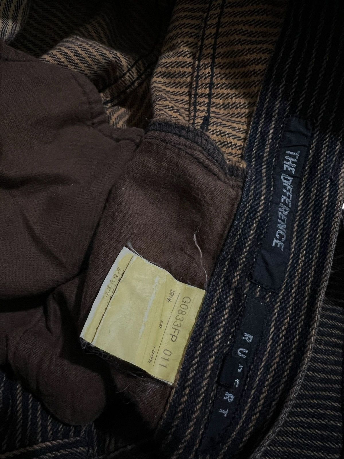 If Six Was Nine × Japanese Brand × Le Grande Bleu (L.G.B.) RUPERT mud rust Hickory Patchwork Flare Denim Size US 28 / EU 44 - 7 Thumbnail