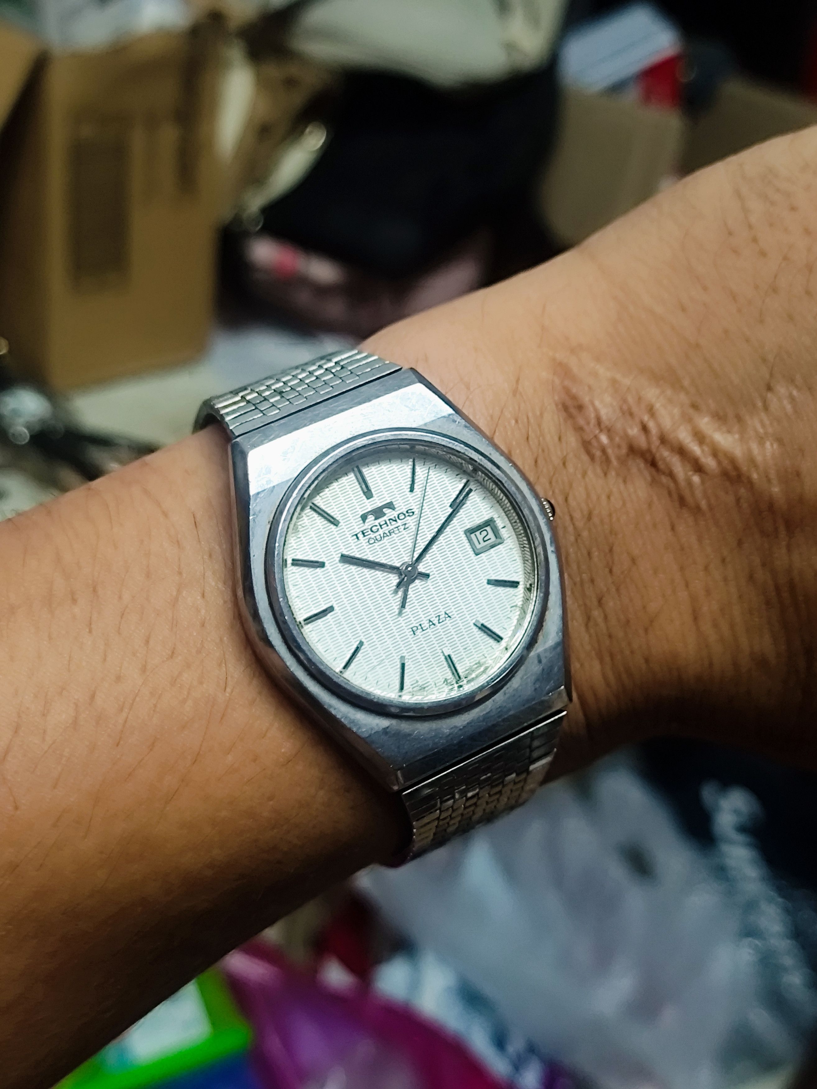 Japanese Brand Vintage Technos plaza Watch Quartz engine Size ONE SIZE - 1 Thumbnail