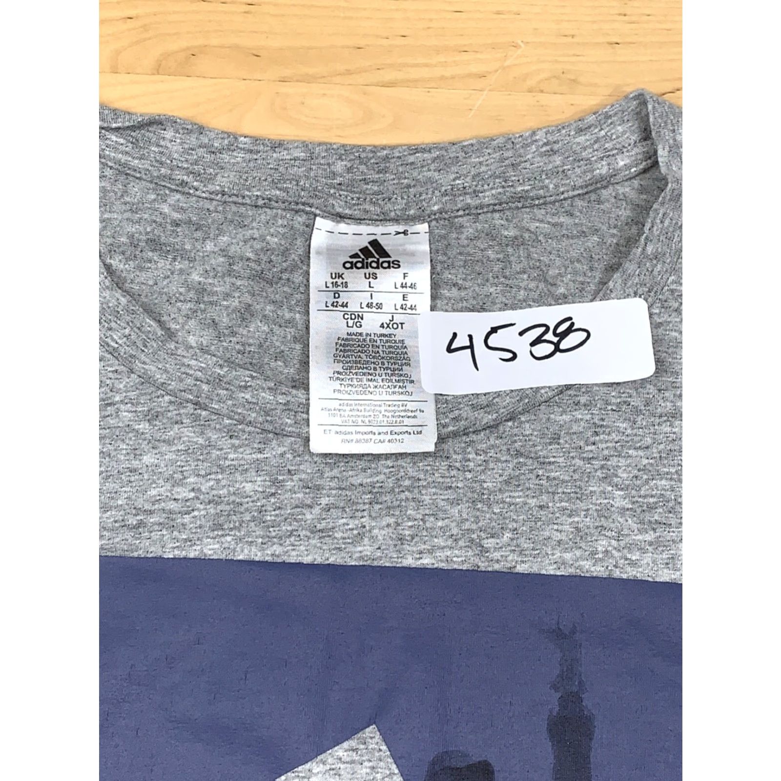Adidas Adidas T-Shirt Womens Gray 2017 BMW Berlin Marathon Short Sleeve L Size L / US 10 / IT 46 - 4 Thumbnail