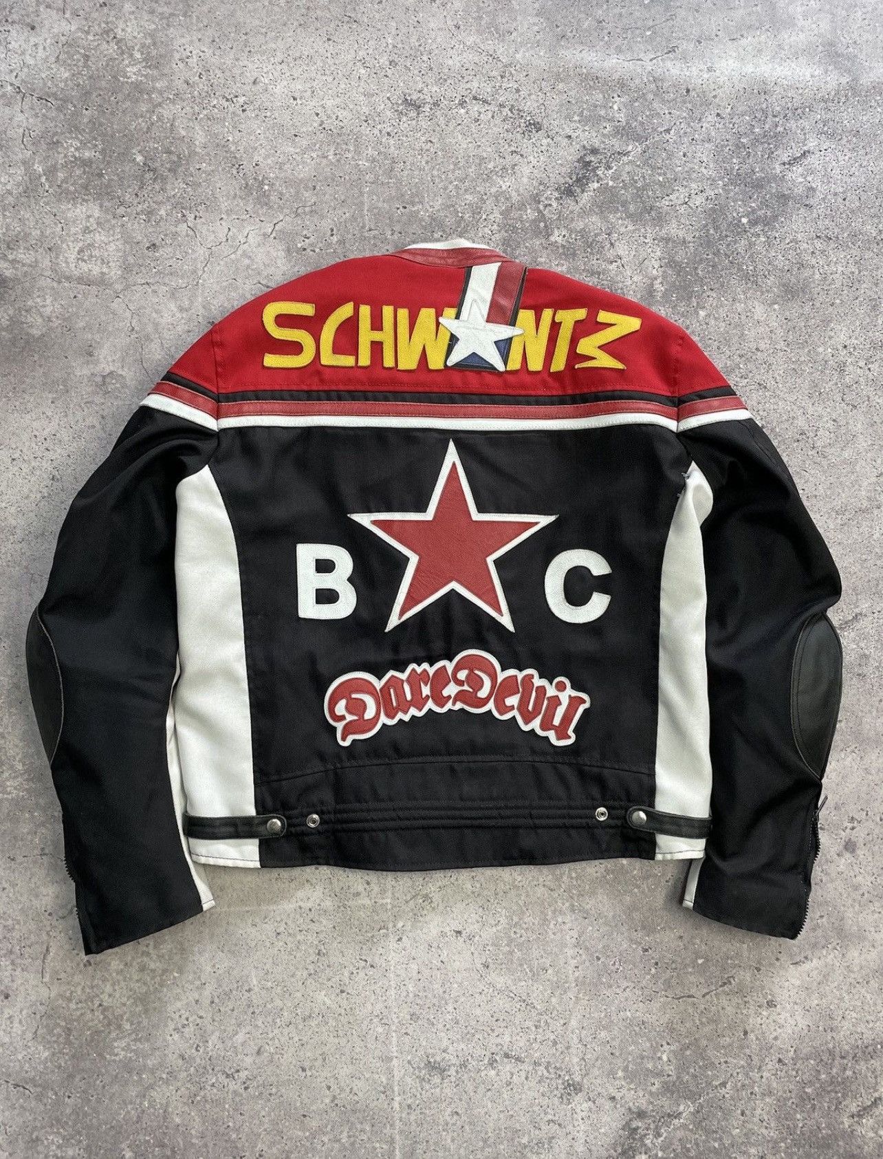 Racer Worldwide Harrison "Dark Devil" Racing Jacket - Nylon & Leather Hybrid Size US L / EU 52-54 / 3 - 16 Thumbnail