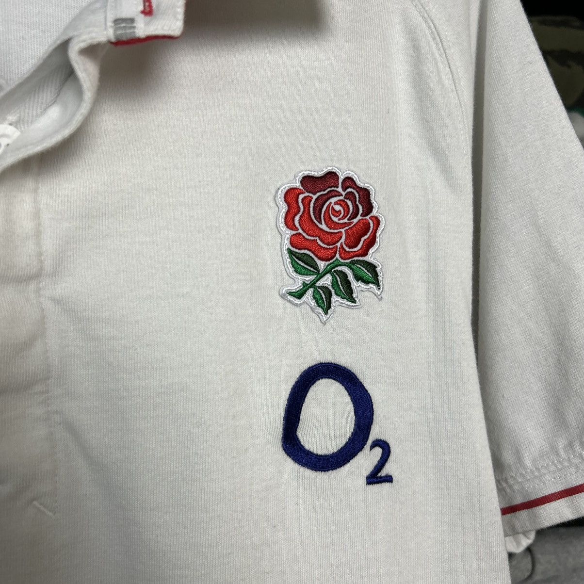 Nike Vintage Nike England Rugby O2 streetwear polo size S Size US S / EU 44-46 / 1 - 4 Thumbnail