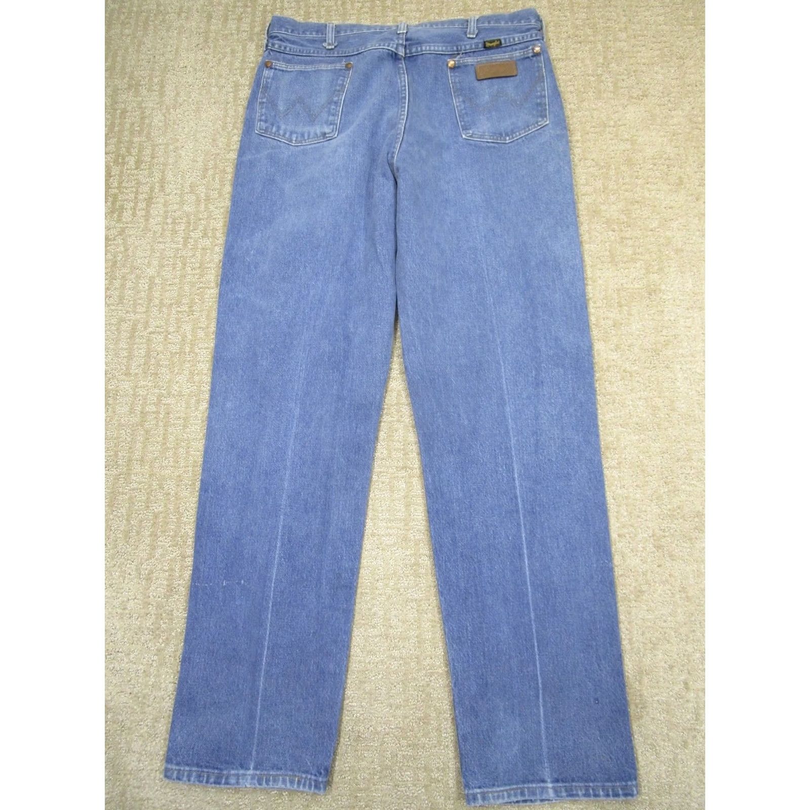 Wrangler Wrangler Jeans Men 34x33 Blue Cowboy Cut Original Fit Western Jeans Faded Size US 34 / EU 50 - 3 Thumbnail