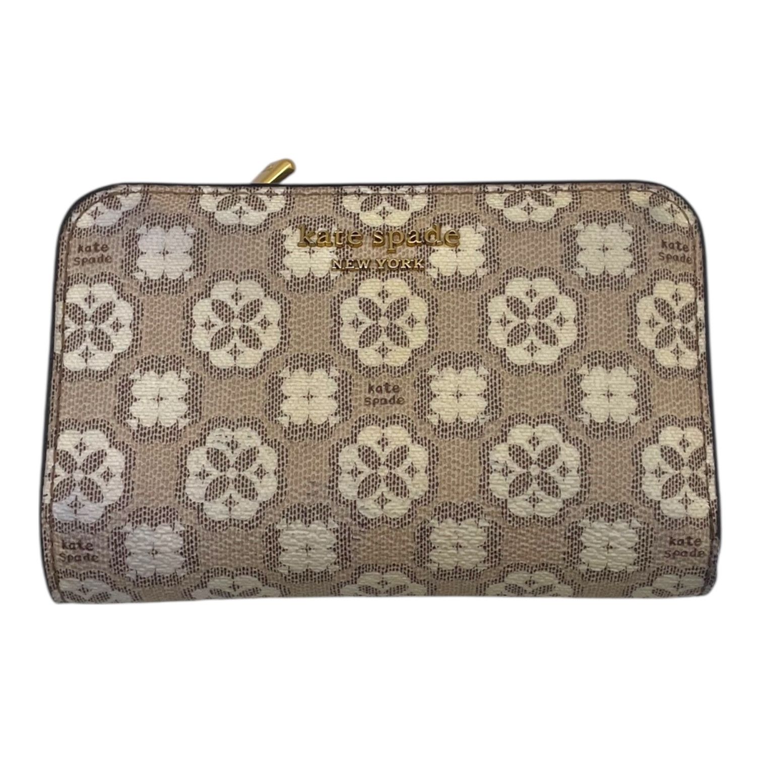 Kate Spade Kate Spade New York Wallet Floral Pattern Compact Zip Size ONE SIZE - 1 Thumbnail
